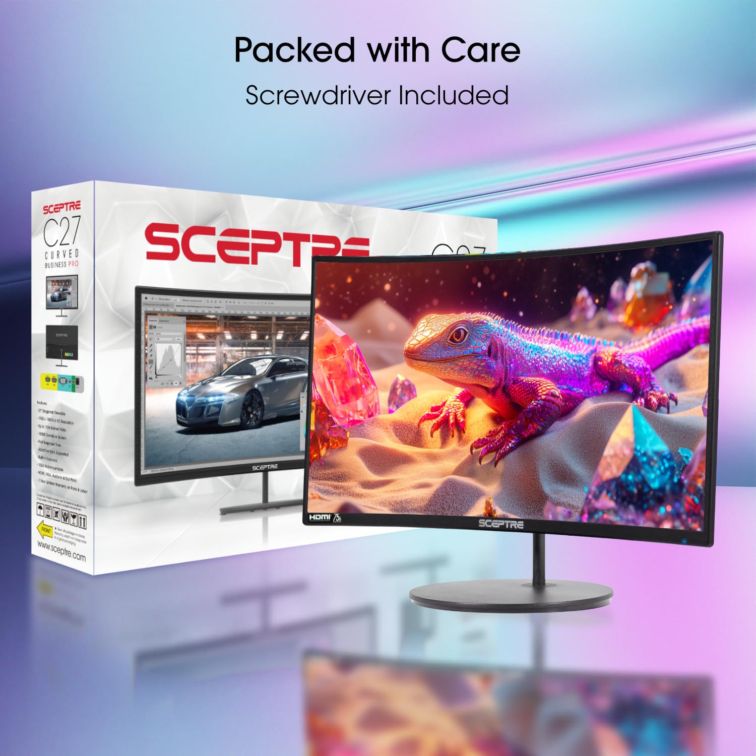 1787701279_awCEAy75 Monitor, Curved 27-cali, 1080p 100Hz z Speakers