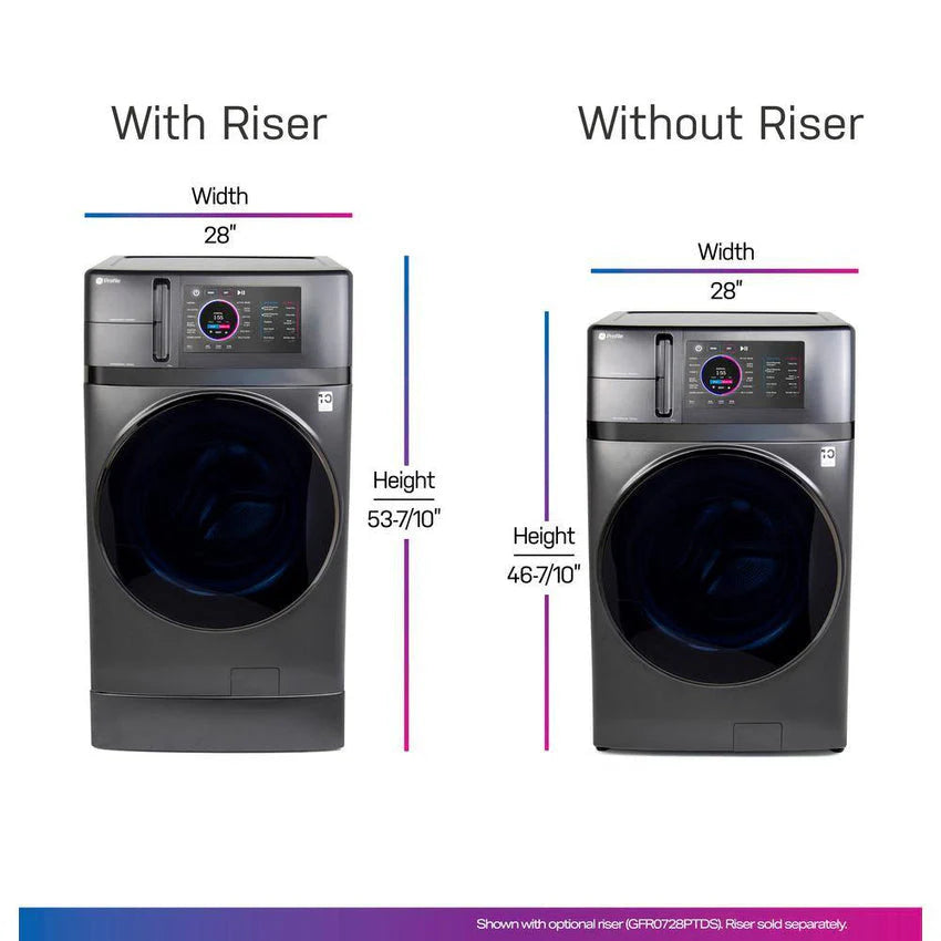 1787701882_4Xowwyrq Washer - Profile 4.8 Cu. Ft. UltraFast Combo, Dryer - Featuring Ventless Heat Pump Technology in Carbon Graphite