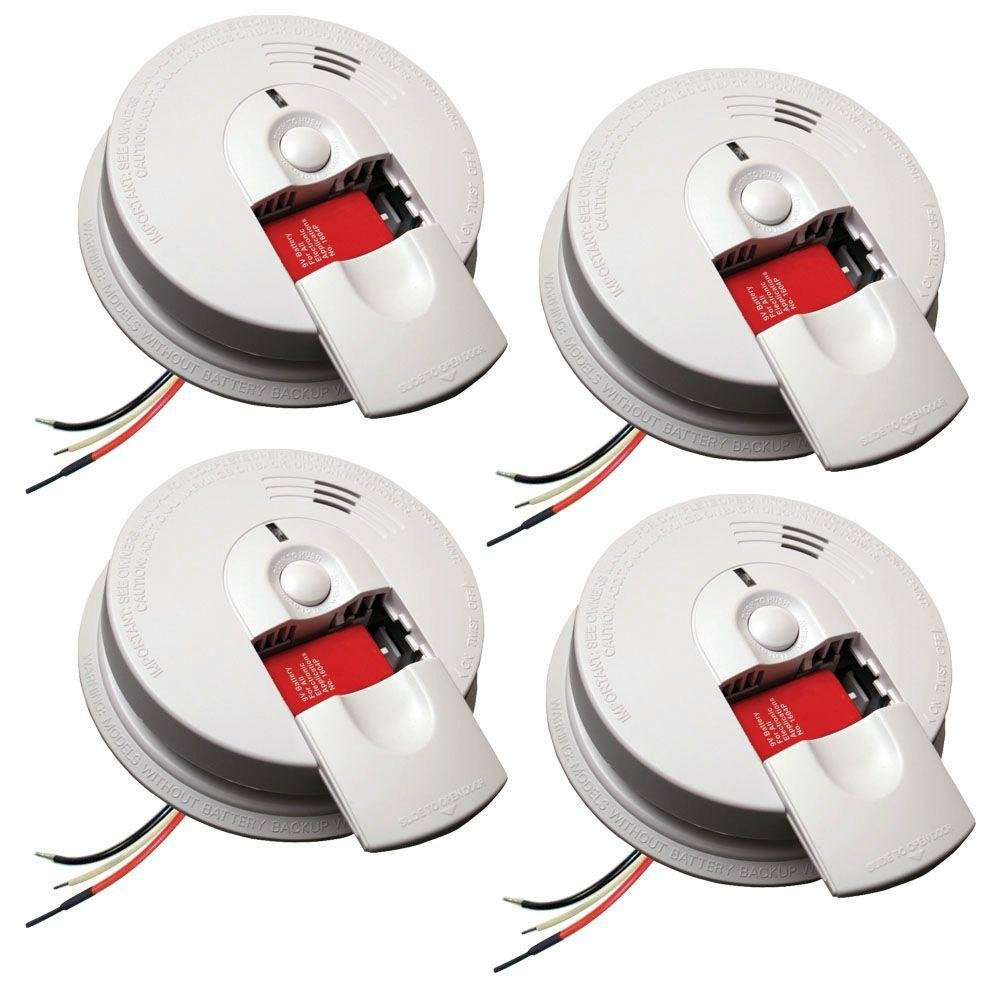 1787703554_jo4bWBQl 4-pakiet Hardwired Interconnectable 120-V Smoke Alarm