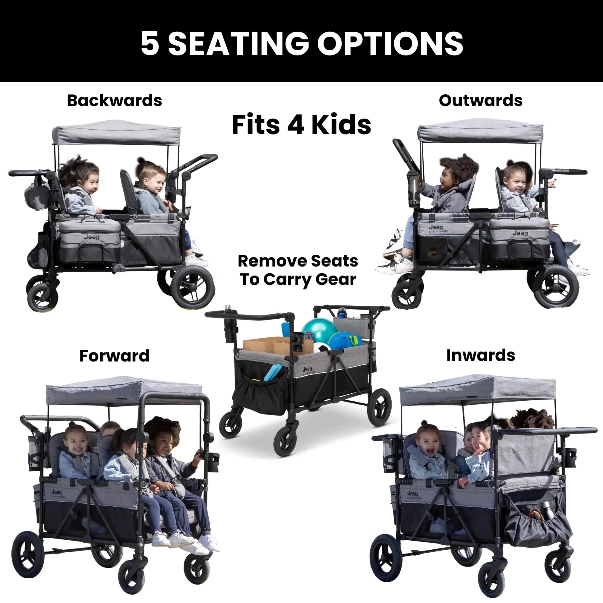 1787703677_MBnGudEE Stroller, deluxe 4 Seater, Wagon