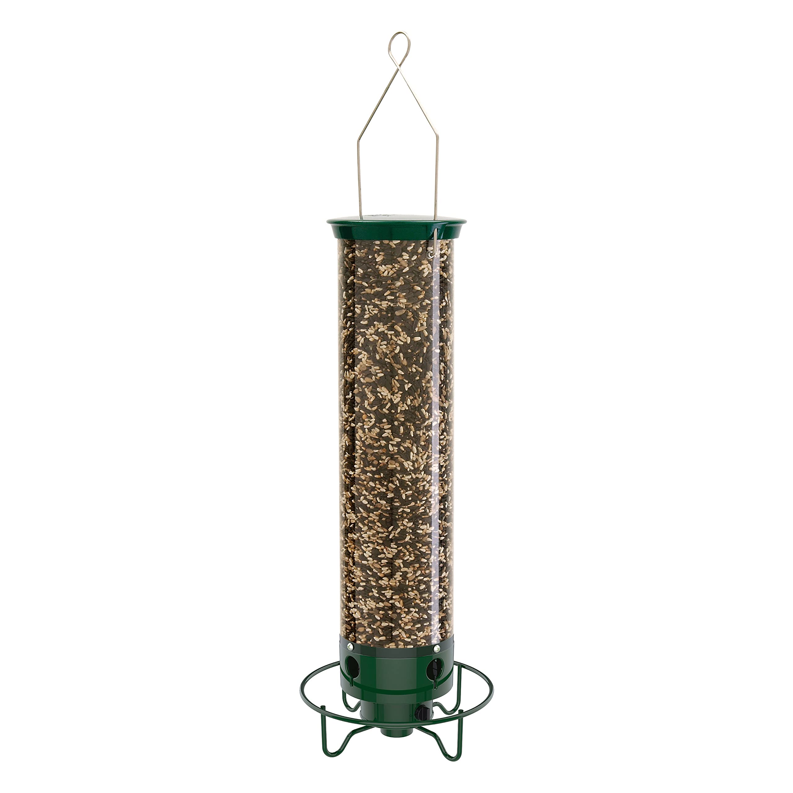 Yankees Squirrel Proof Bird karmnik z Rotating Perch