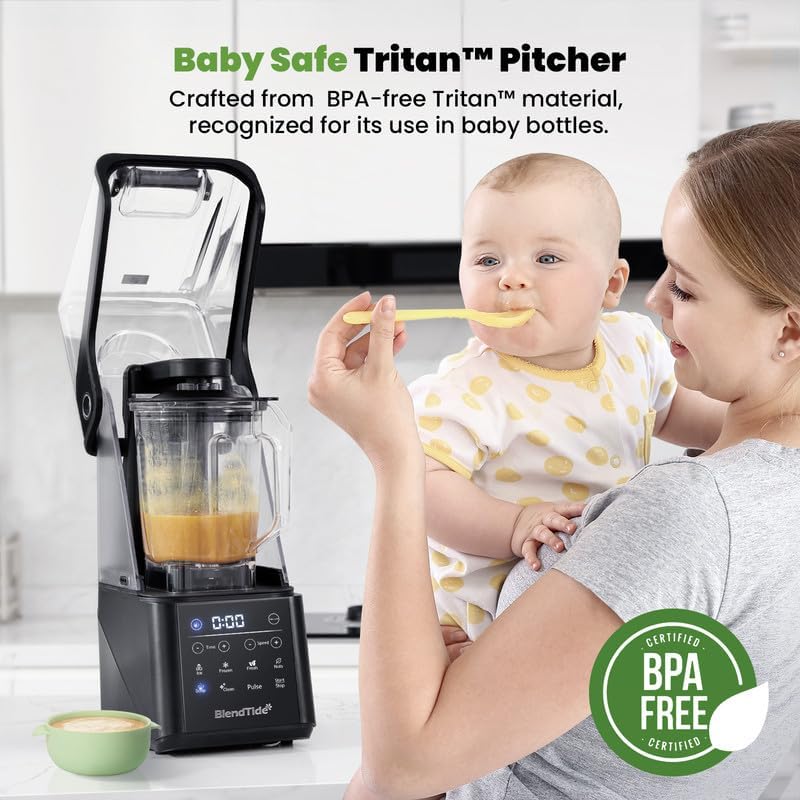 1787710930_rqKlcdQl Blender - Commercial - 1500W Vacuum Blender for Less Foam, Professional-grade Quiet Shield, Kitchen Timer, 9 Speeds, 6 Programs for Smoothies, Frozen