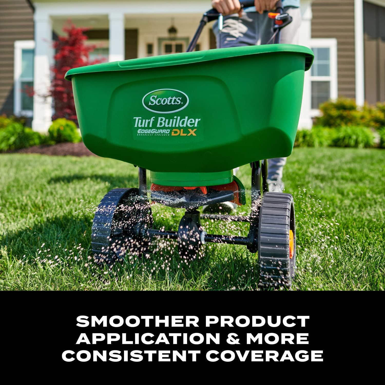 Turf Builder Edgeguard Dlx Spreader, 15,000 Sq ft