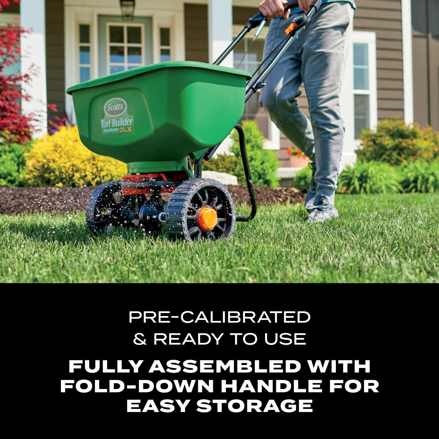 Turf Builder Edgeguard Dlx Spreader, 15,000 Sq ft