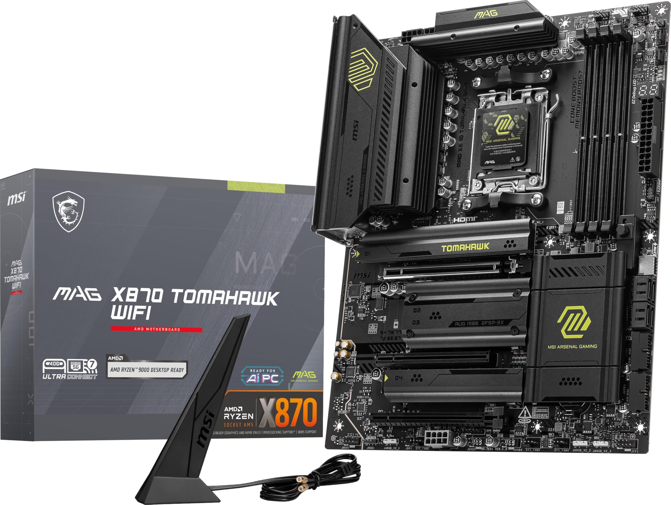 Motherboard, Mag X870 Tomahawk Wi-Fi gamingowy, AM5