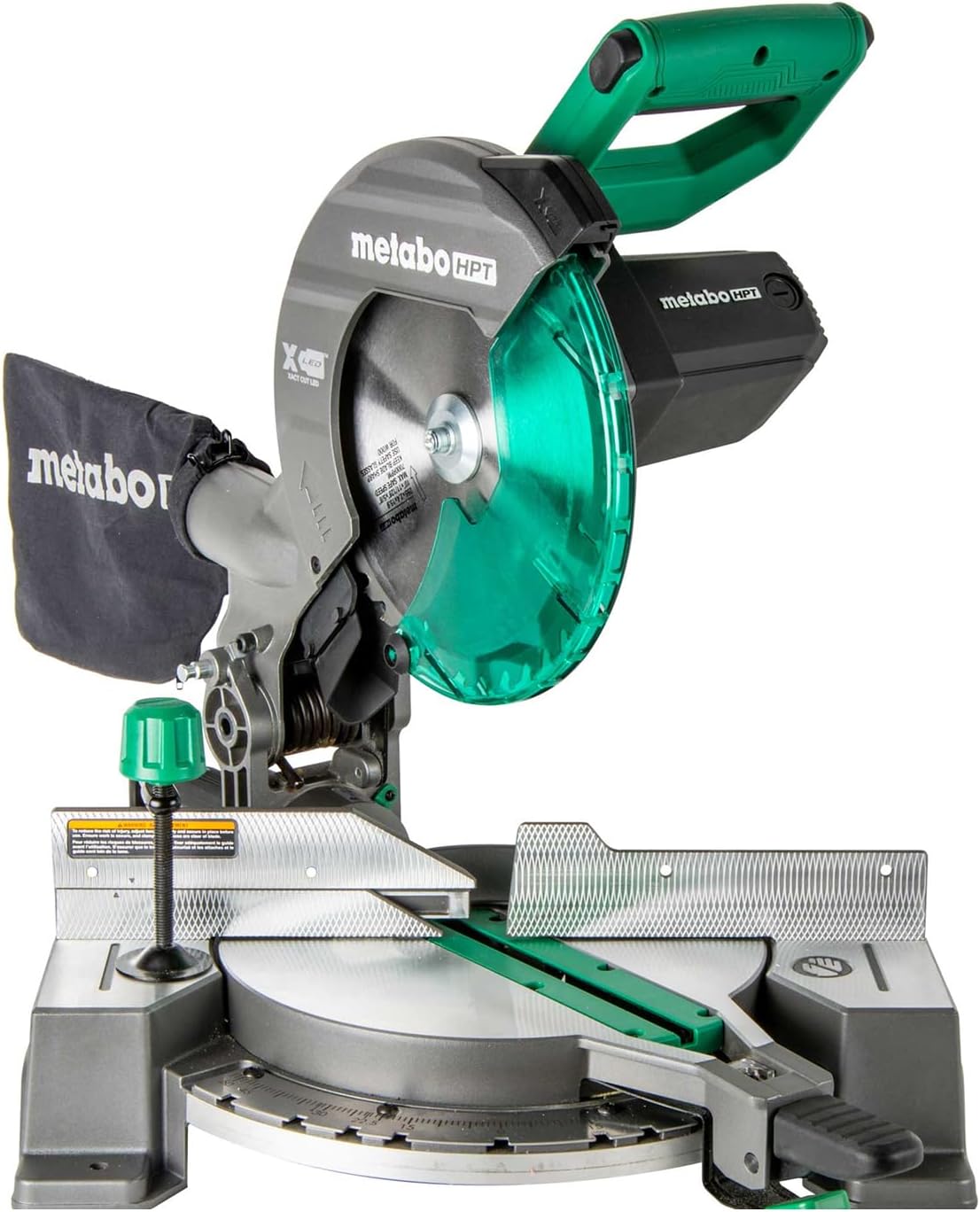 1787720292_WP6FSDti Miter Saw - HPT 10-Inch Compound - 15-Amp Power Saw with Large 10-Inch Table, Precision Miter Angles, Single Bevel 0-45°, 24T TCT Blade