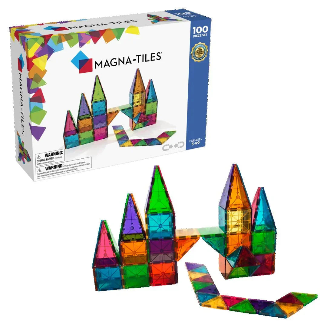 Tiles klasyczny 100 elementowy Magnetic Construction zestaw, oryginalny Magnetic Building