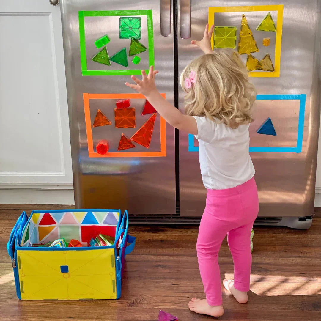Tiles klasyczny 100 elementowy Magnetic Construction zestaw, oryginalny Magnetic Building