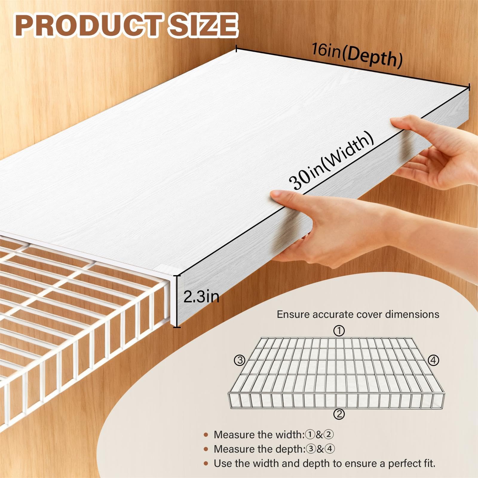 Regal Covers do 30 X 16 Shelving Wire, Durable PVC