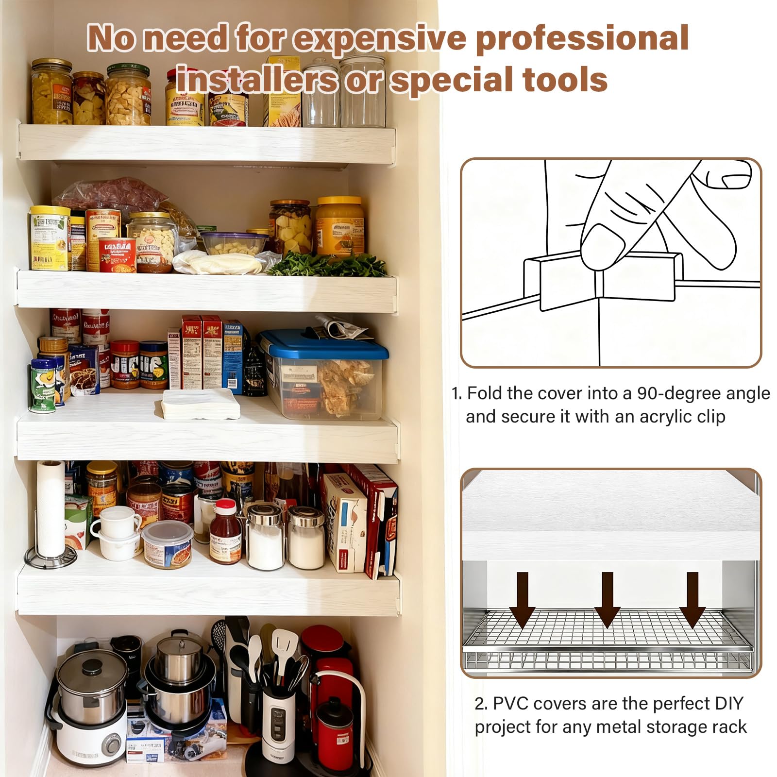 Regal Covers do 30 X 16 Shelving Wire, Durable PVC
