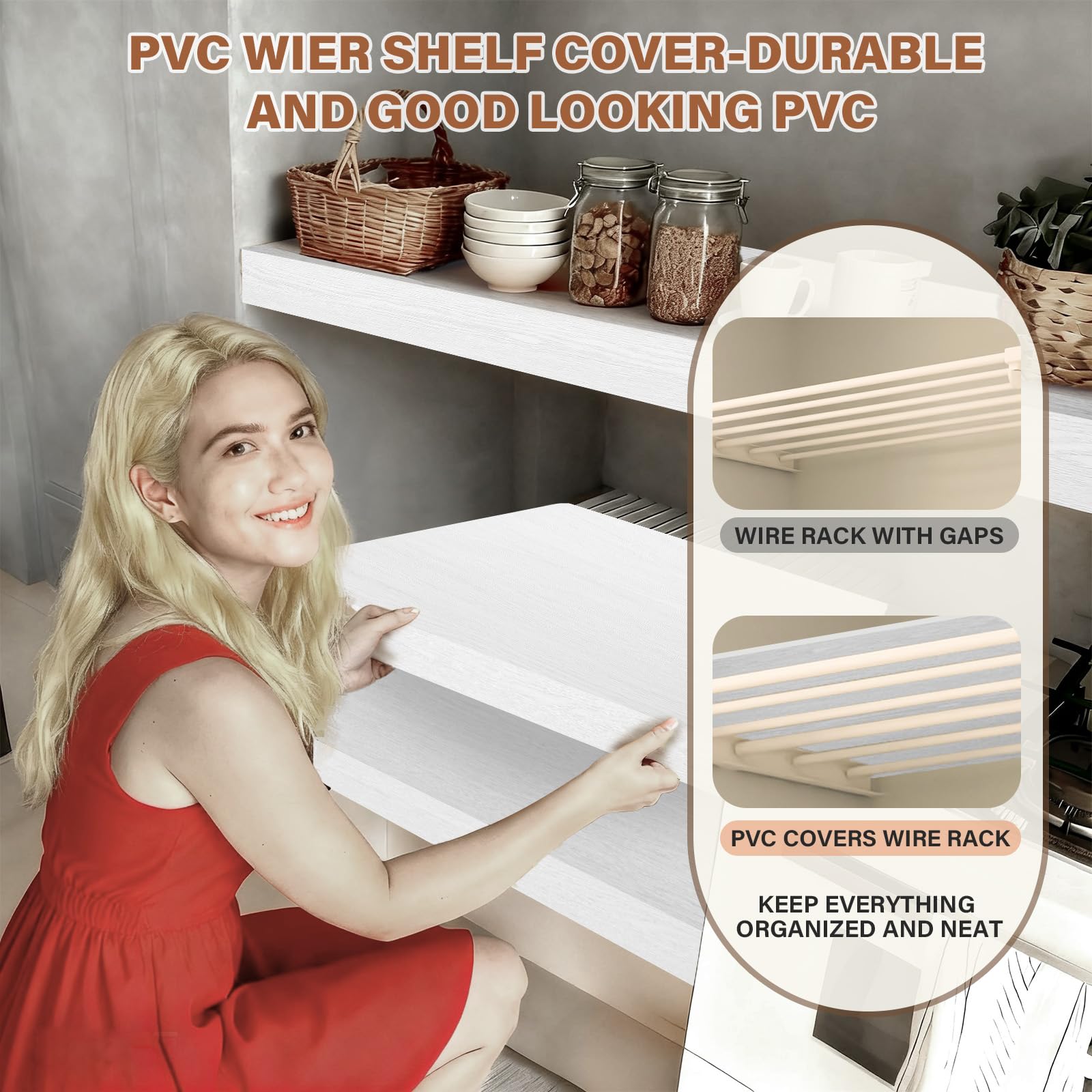 Regal Covers do 30 X 16 Shelving Wire, Durable PVC