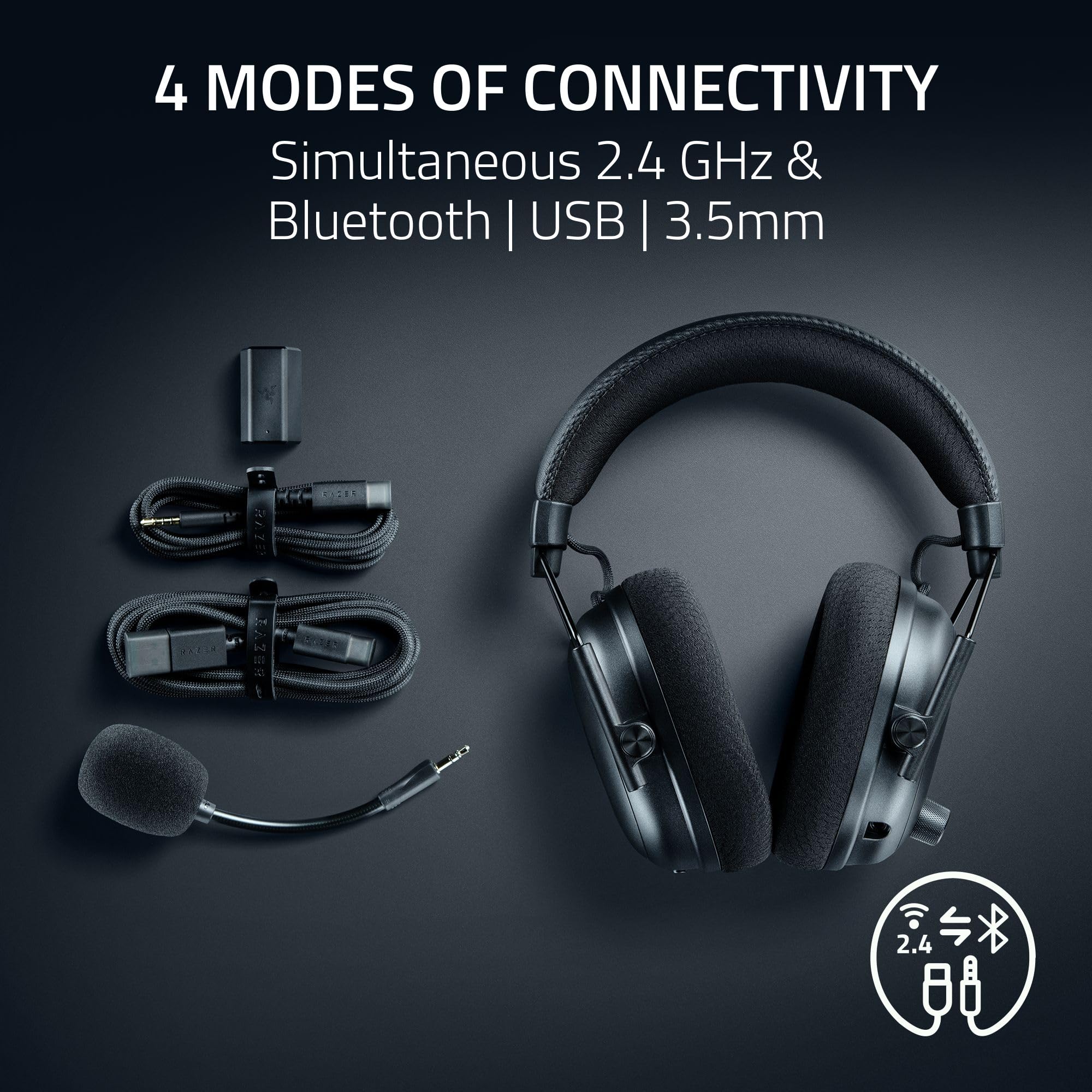 1787736889_pBQtgUQR Gamingowy Headset, Blackshark V3 Pro bezprzewodowy, 70Hr akumulator