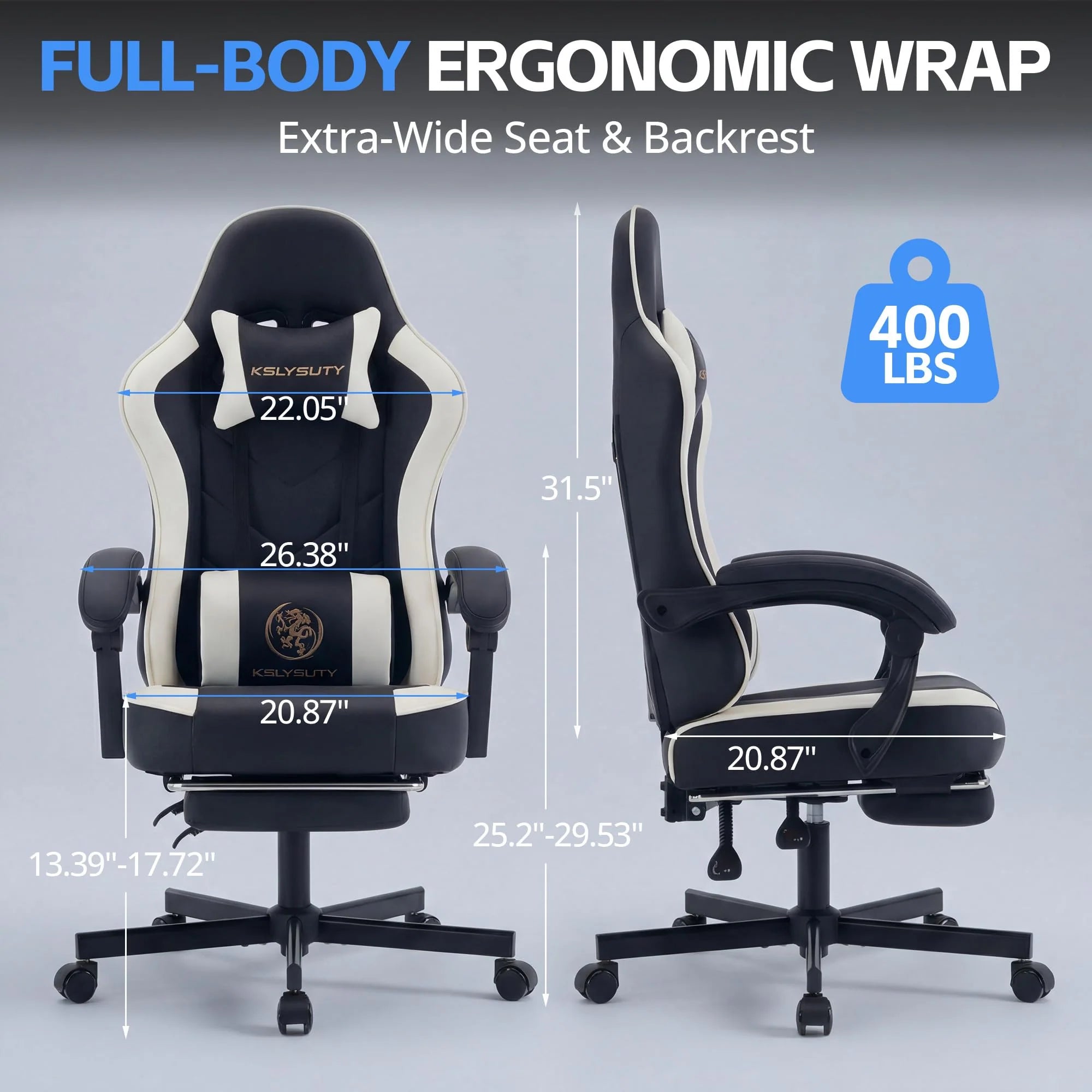 1787739541_COYMBd3C Biurko Computer fotel gamingowy, ergonomiczny wysoki tylny z Footrest