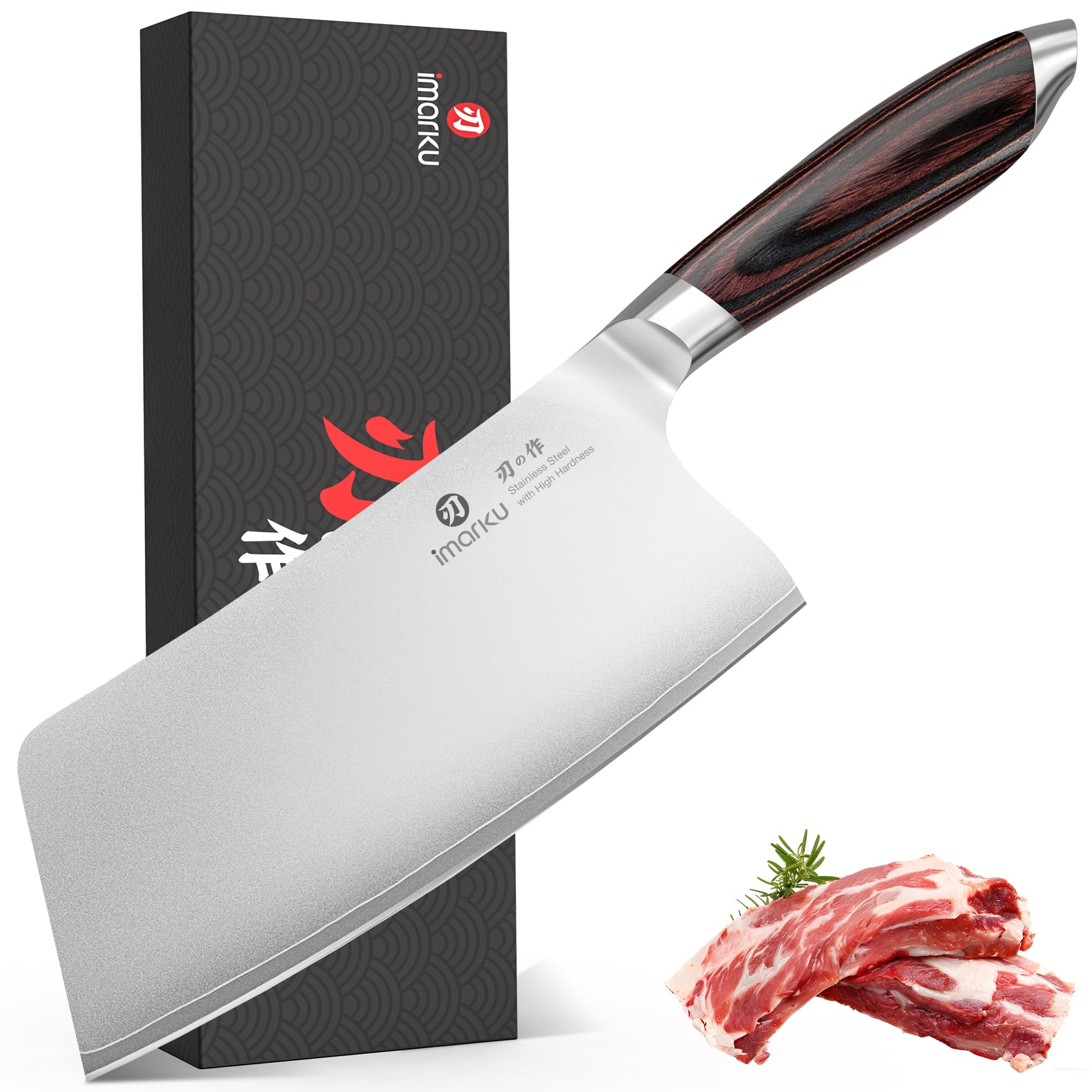Cleaver Knife 7.5 z Japanese wysoki stal węglowa