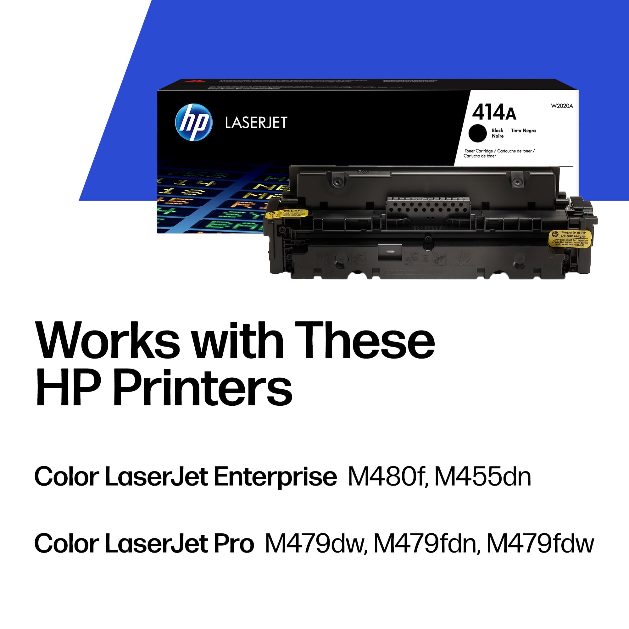 414A czarny toner wkład, do HP seria