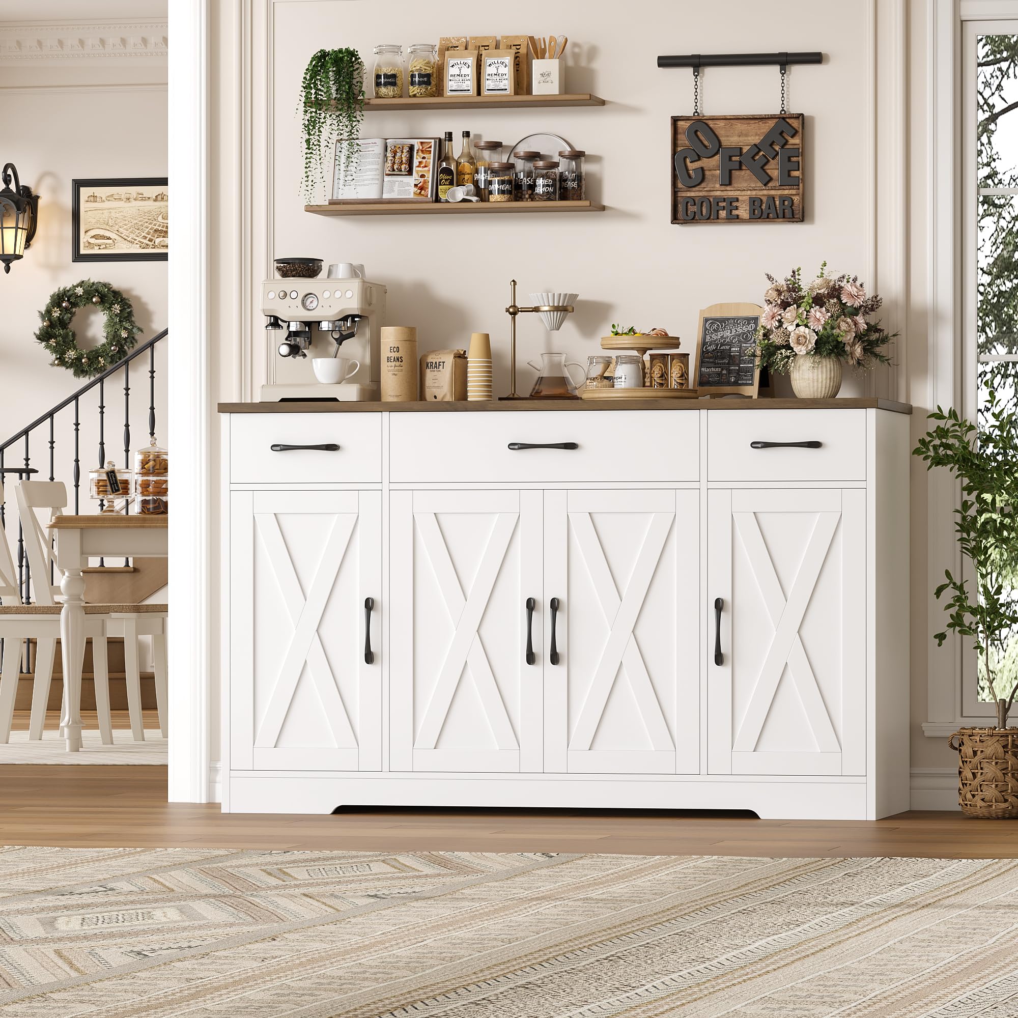 Buffet z szuflady szafka, 55 Sideboard magazynowy