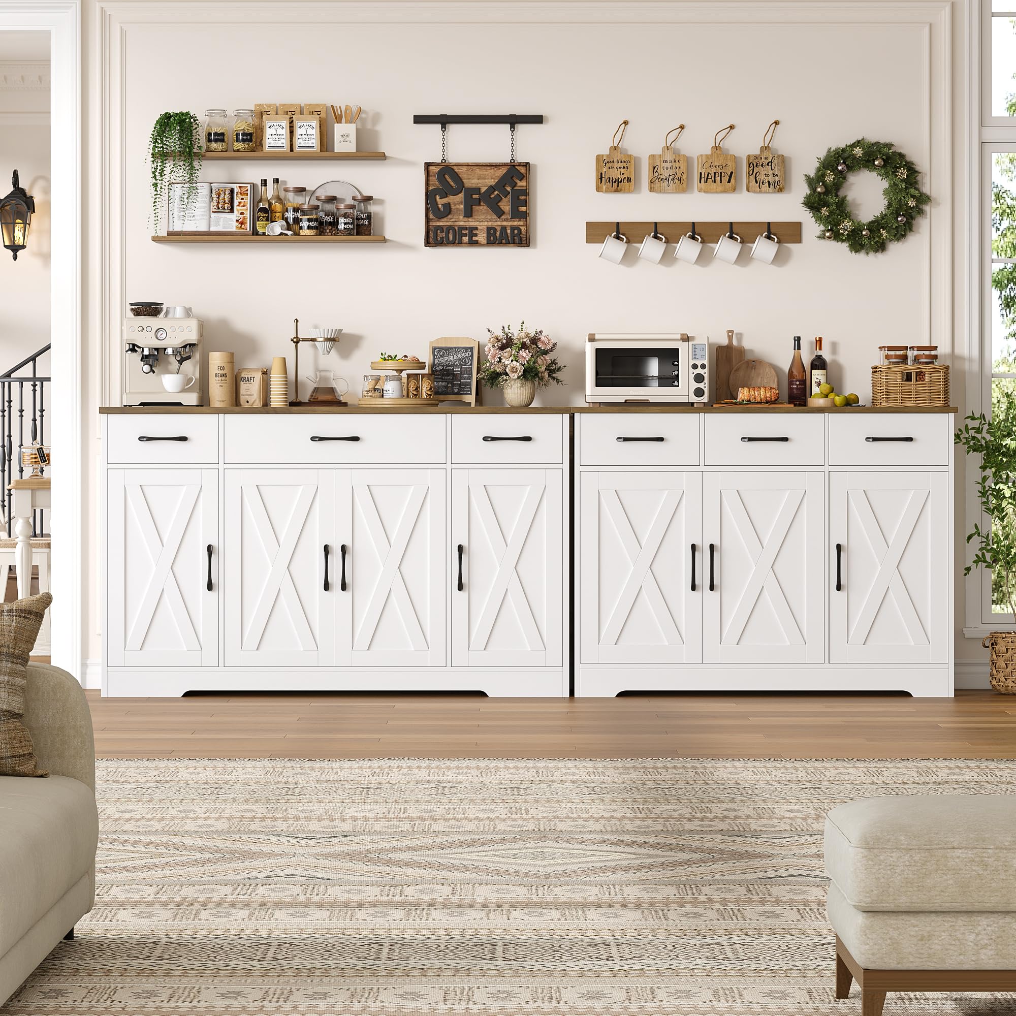 Buffet z szuflady szafka, 55 Sideboard magazynowy