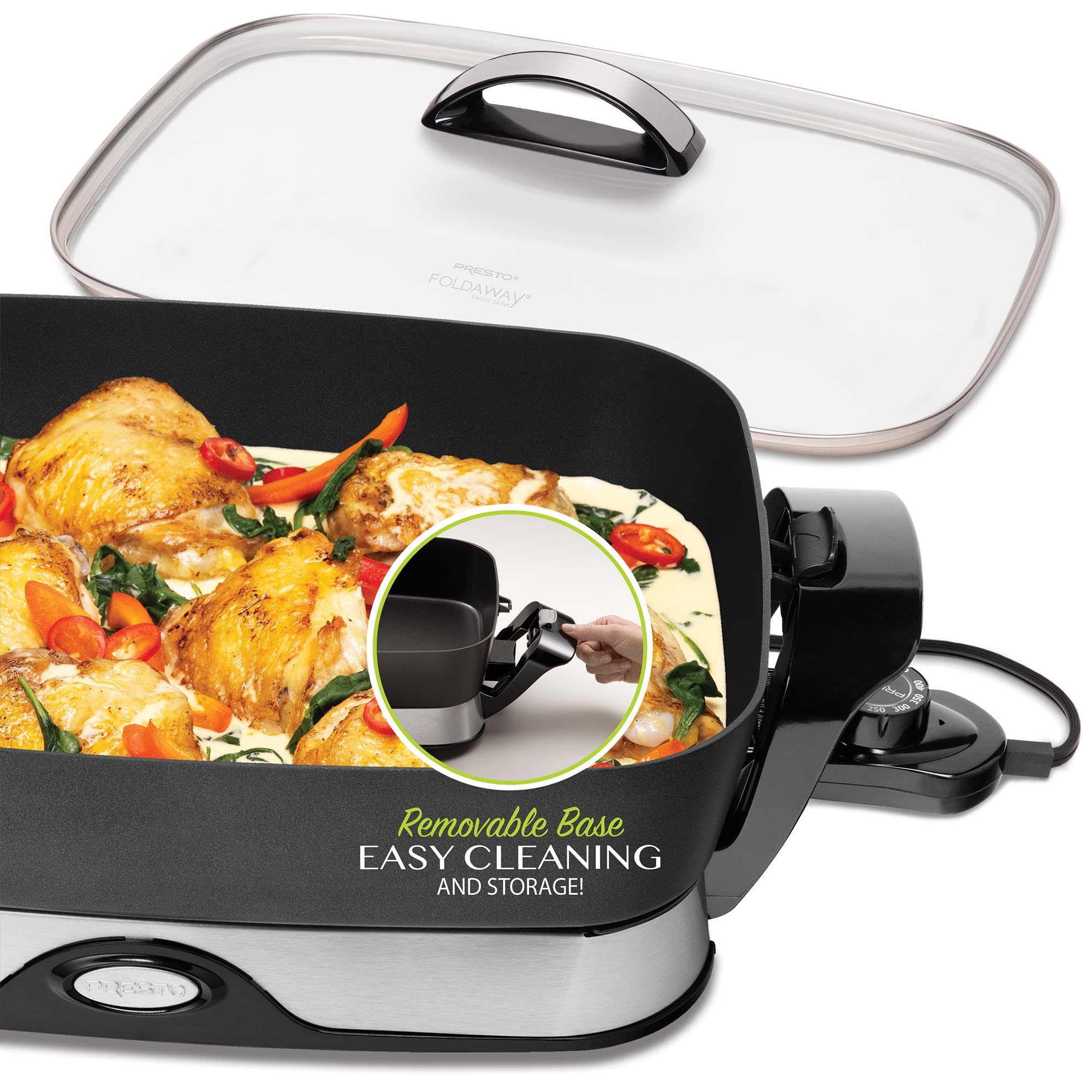 06857 16-cali elektryczny Foldaway Skillet