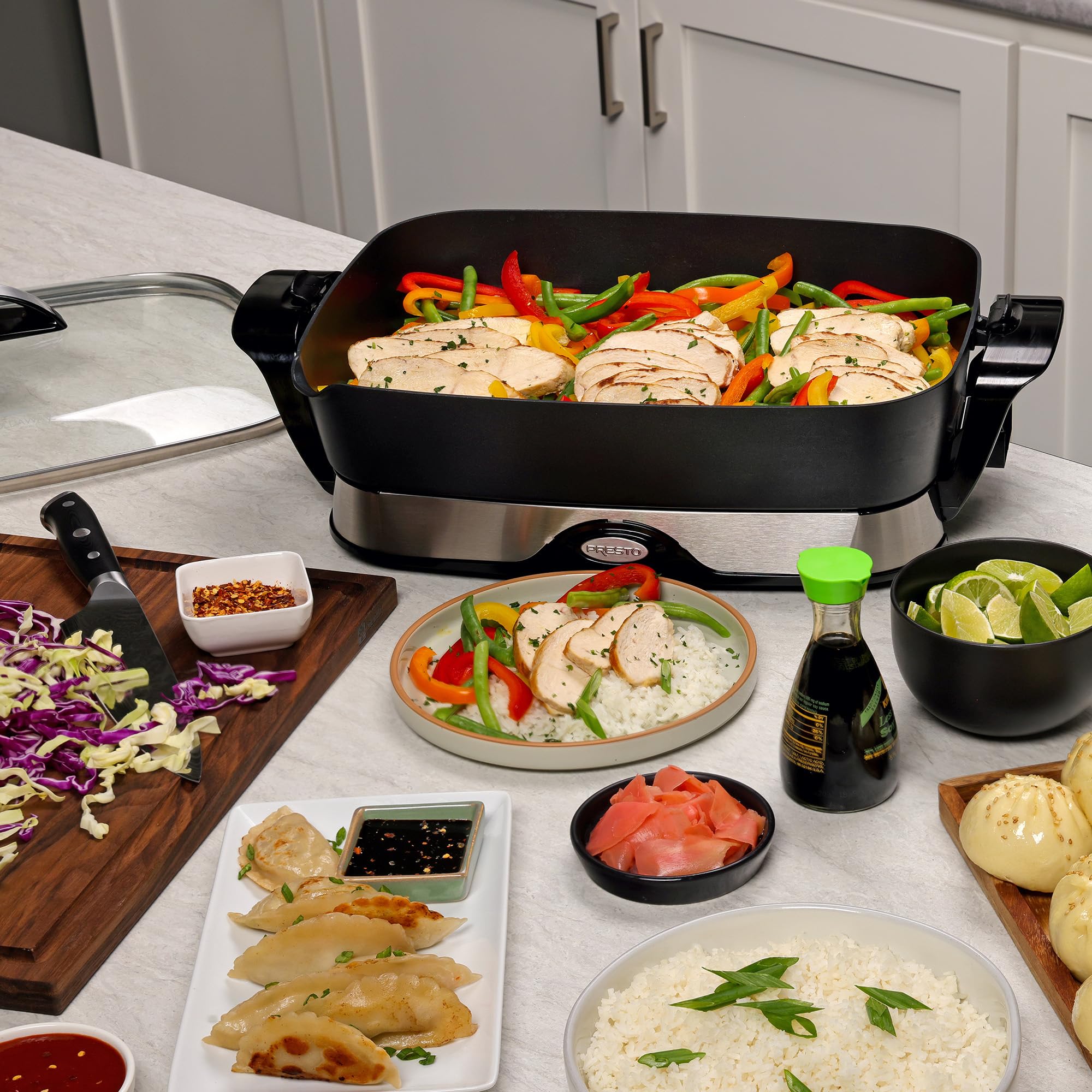 06857 16-cali elektryczny Foldaway Skillet