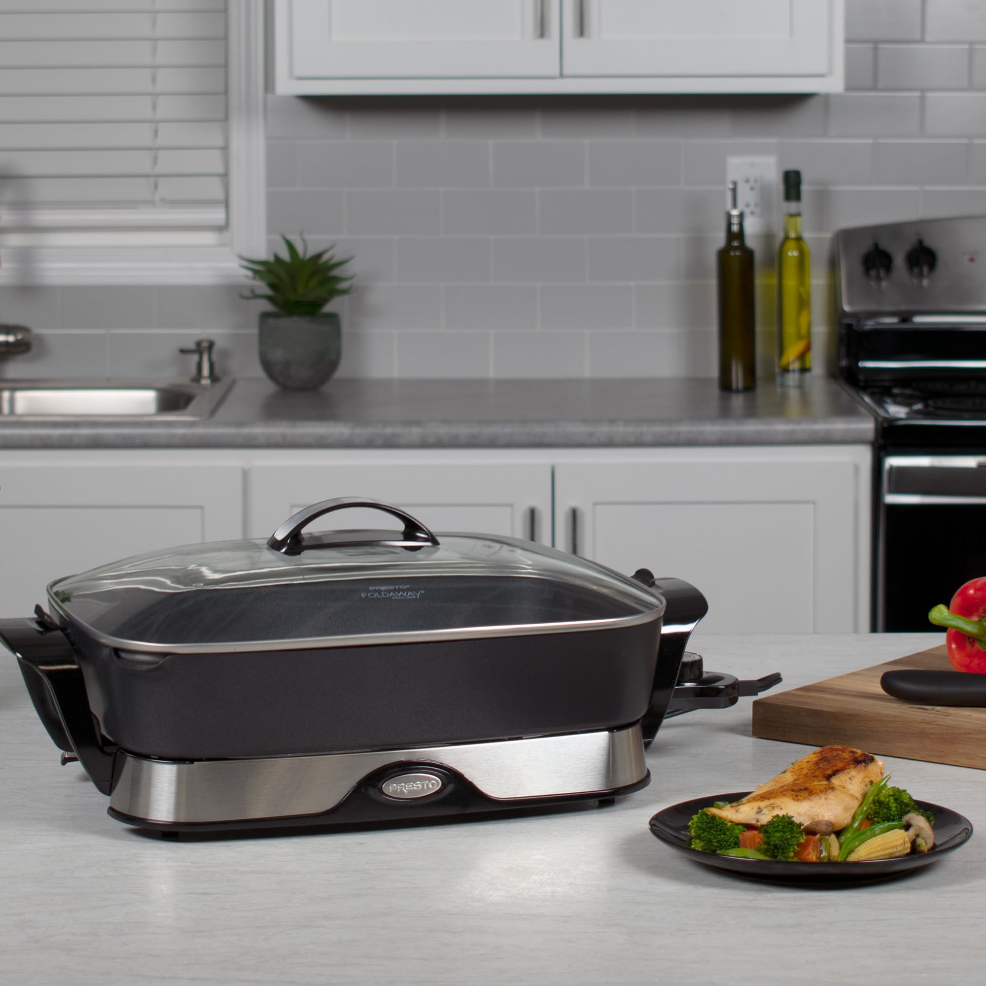 06857 16-cali elektryczny Foldaway Skillet