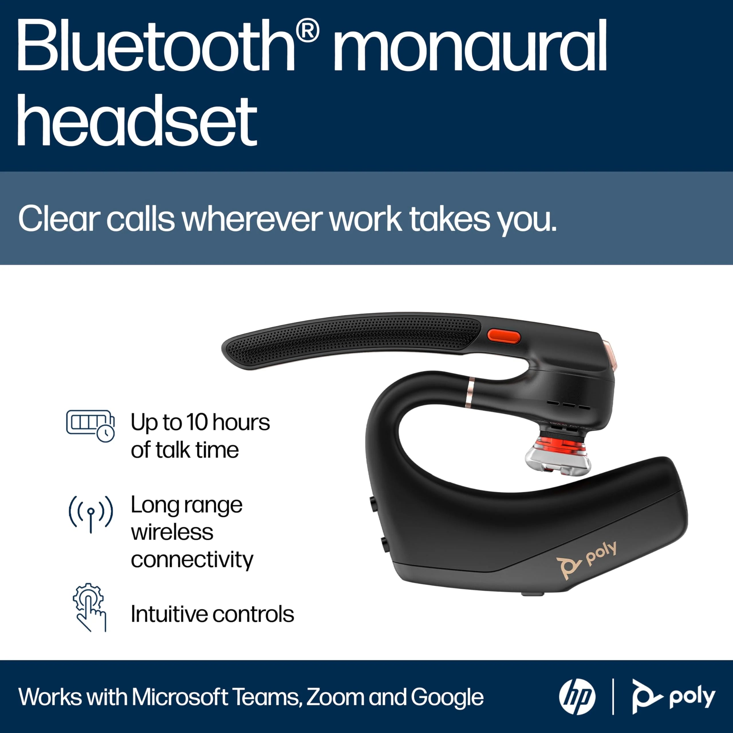 Legend 50 z bezprzewodowy Bluetooth Headset z Mic
