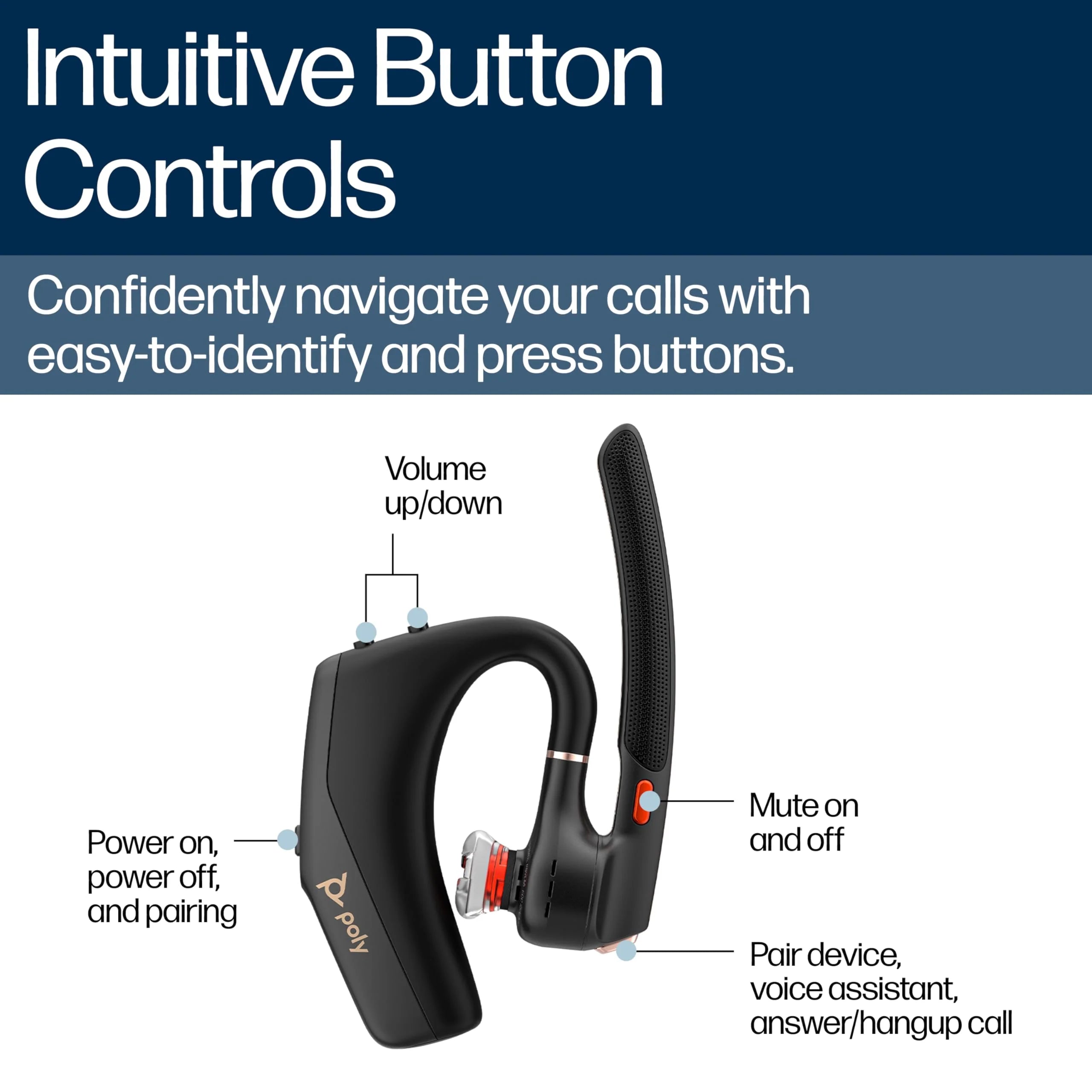 Legend 50 z bezprzewodowy Bluetooth Headset z Mic