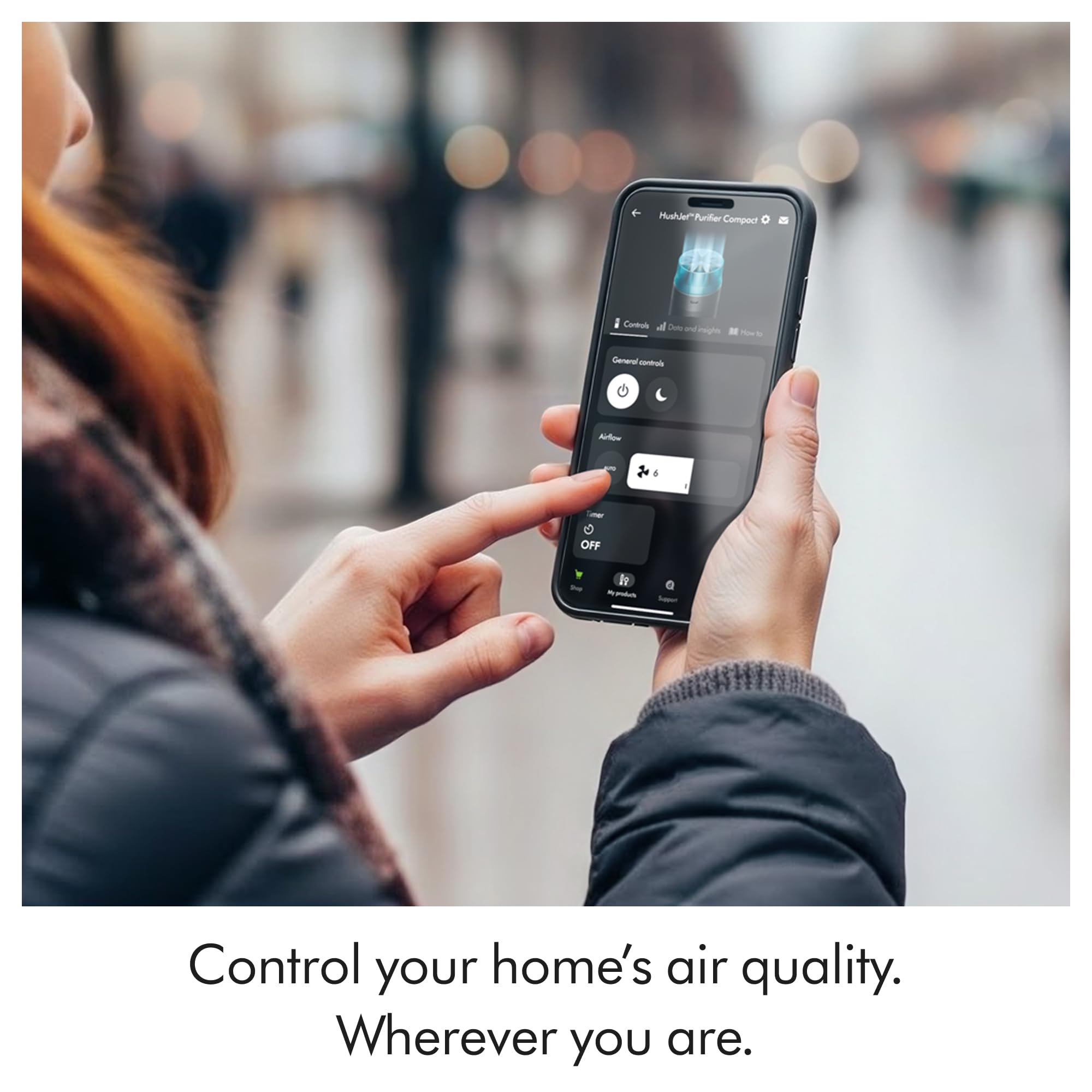 Hushjet kompaktowy powietrza oczyszczacz, do Homes z Pets