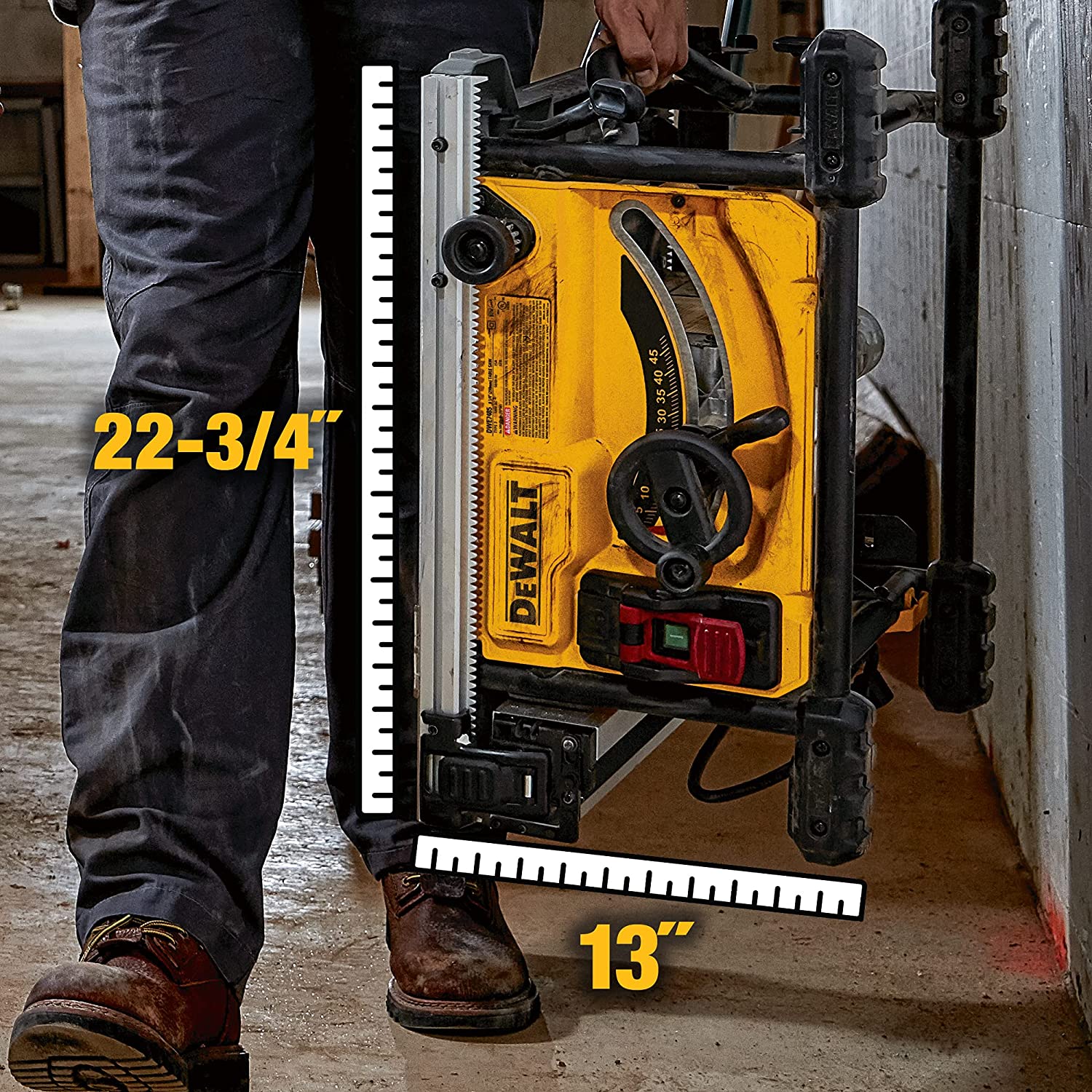 Pila stolowa do Jobsite, kompaktowy, 8-1/4-cali (DWE7485)