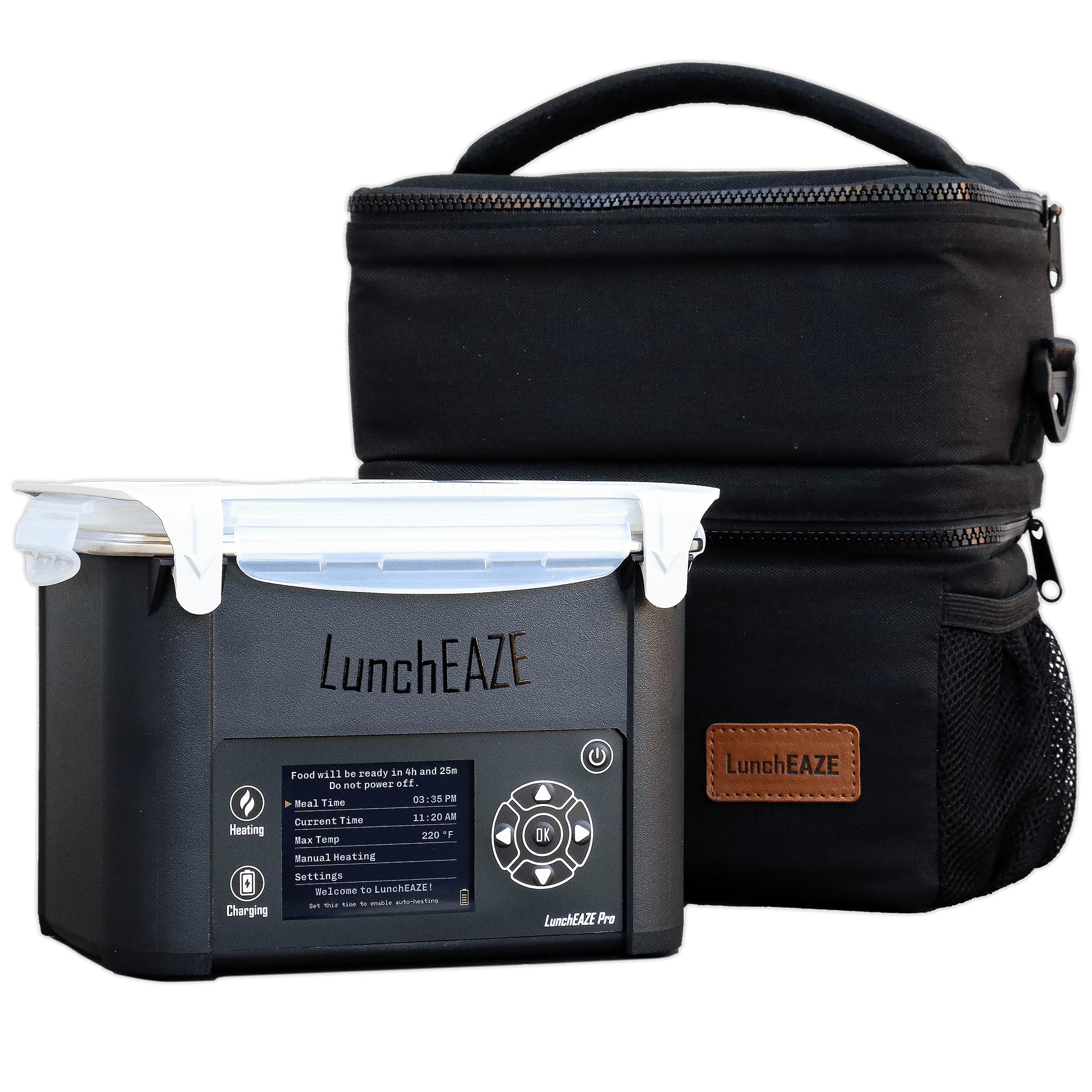 Pro bezprzewodowy Heated Lunchbox z Battery-powered, 4-kubek
