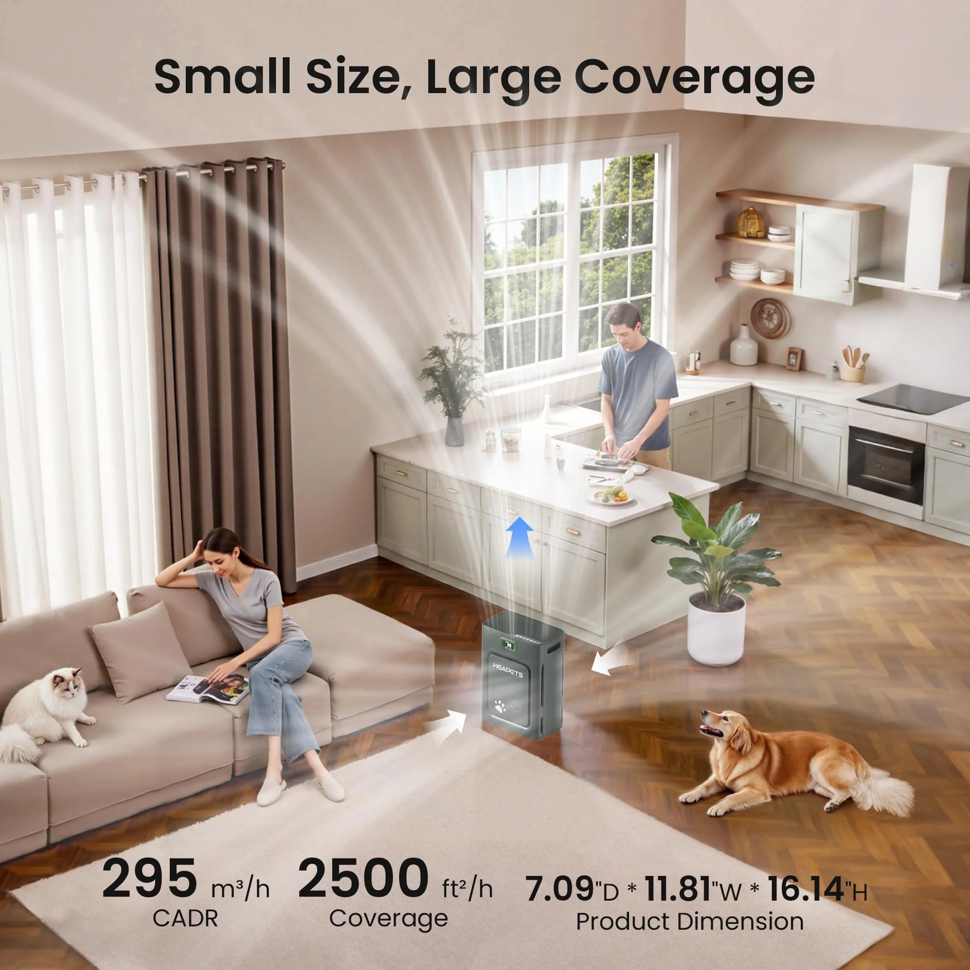 1787766520_mE7tDdjR PET powietrza oczyszczacz, do duży Rooms 2500 Sq ft