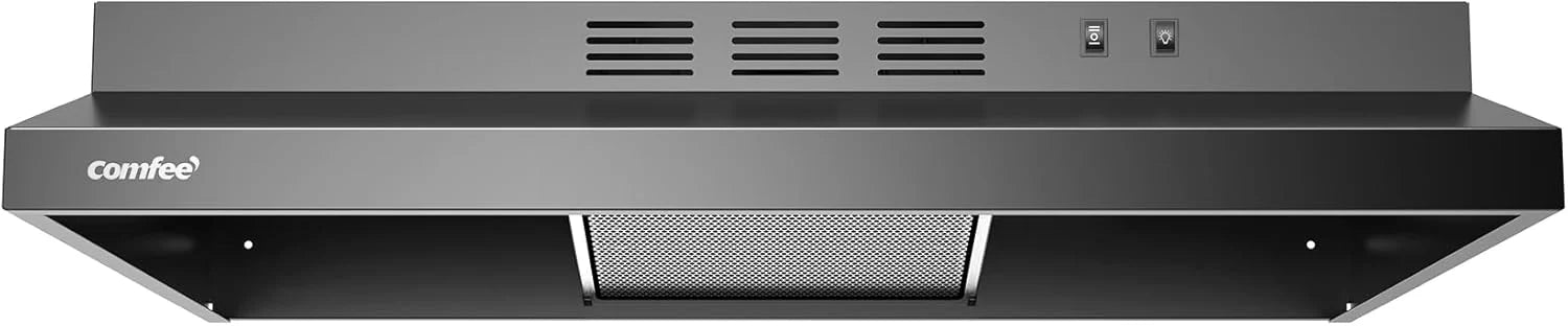 1787768308_5HU2dsIz Range Hood - 30 Inch Ducted Ductless Vent Hood Durable Stainless Steel Kitchen Hood for Under Cabinet with 2 Reusable Filter - 200 CFM, 2