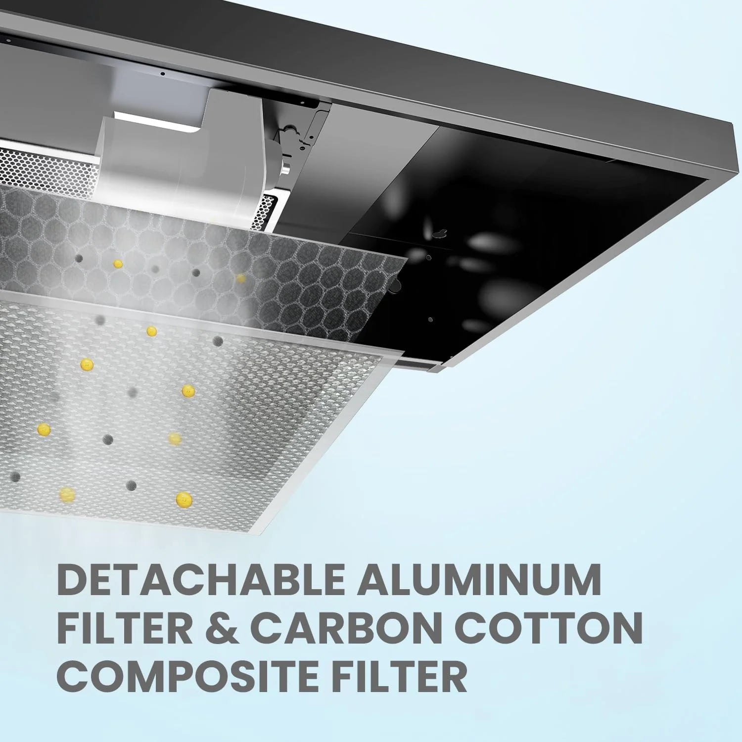 1787768325_6WI9GzjP Range Hood - 30 Inch Ducted Ductless Vent Hood Durable Stainless Steel Kitchen Hood for Under Cabinet with 2 Reusable Filter - 200 CFM, 2