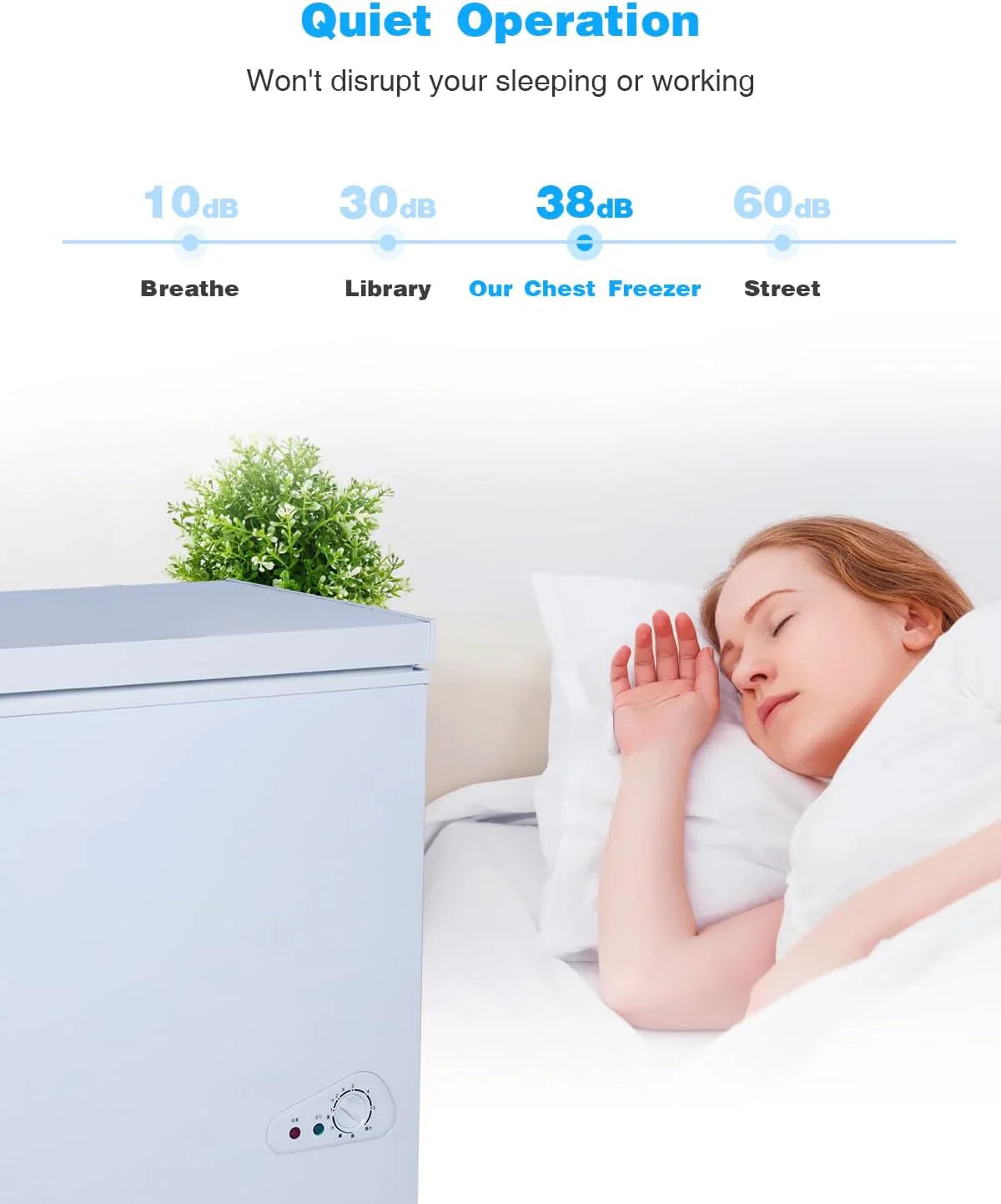 1787770374_BWxbHFr3 Chest Freezer - 3.5 Cu.ft, Featuring a Removable Basket 7 Gears Adjustable Temperature Control(-18°F to -46°F) - Deep Compact Freezer for Garage, Office