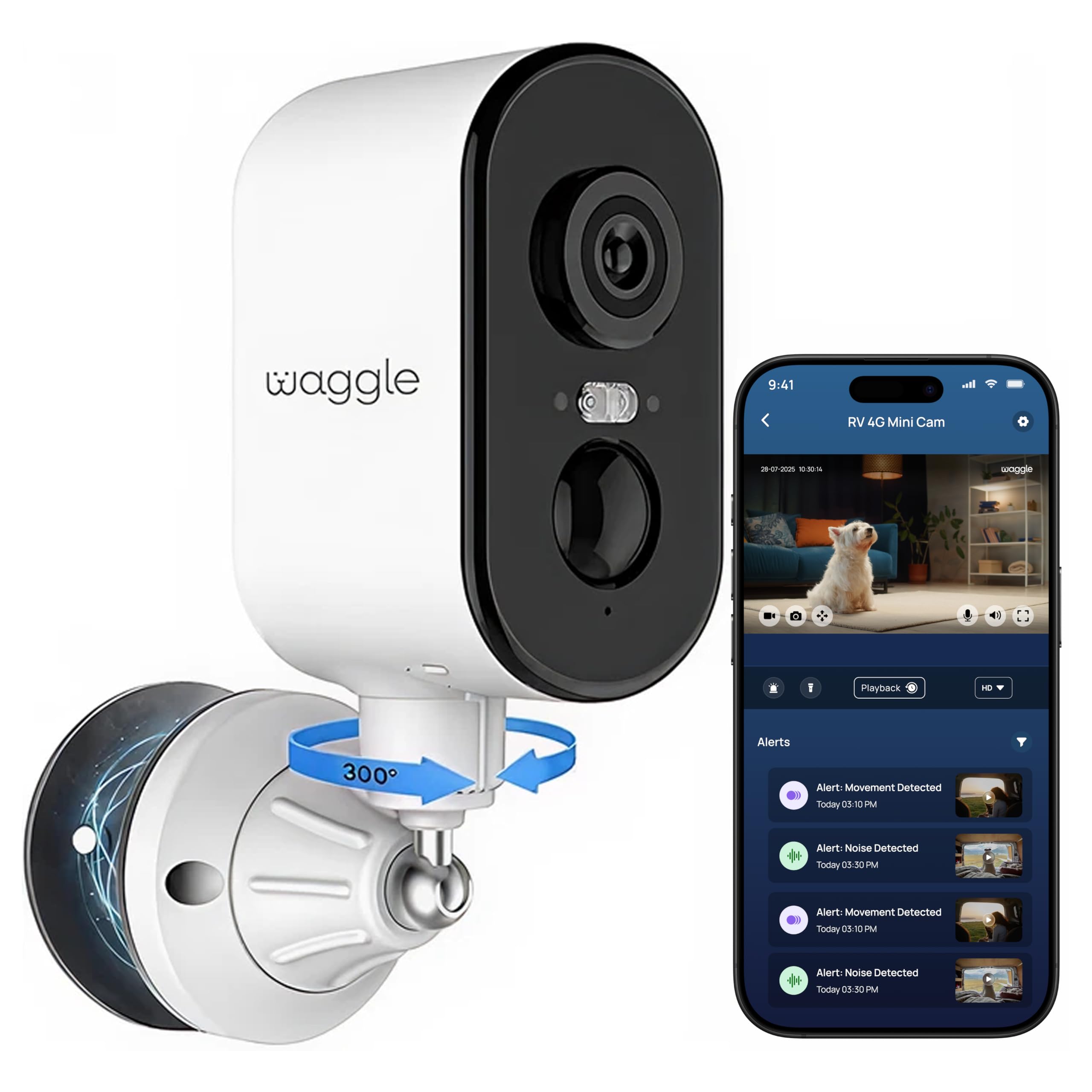 4G LTE Cellular kamera monitoringu z 2K HD Vision
