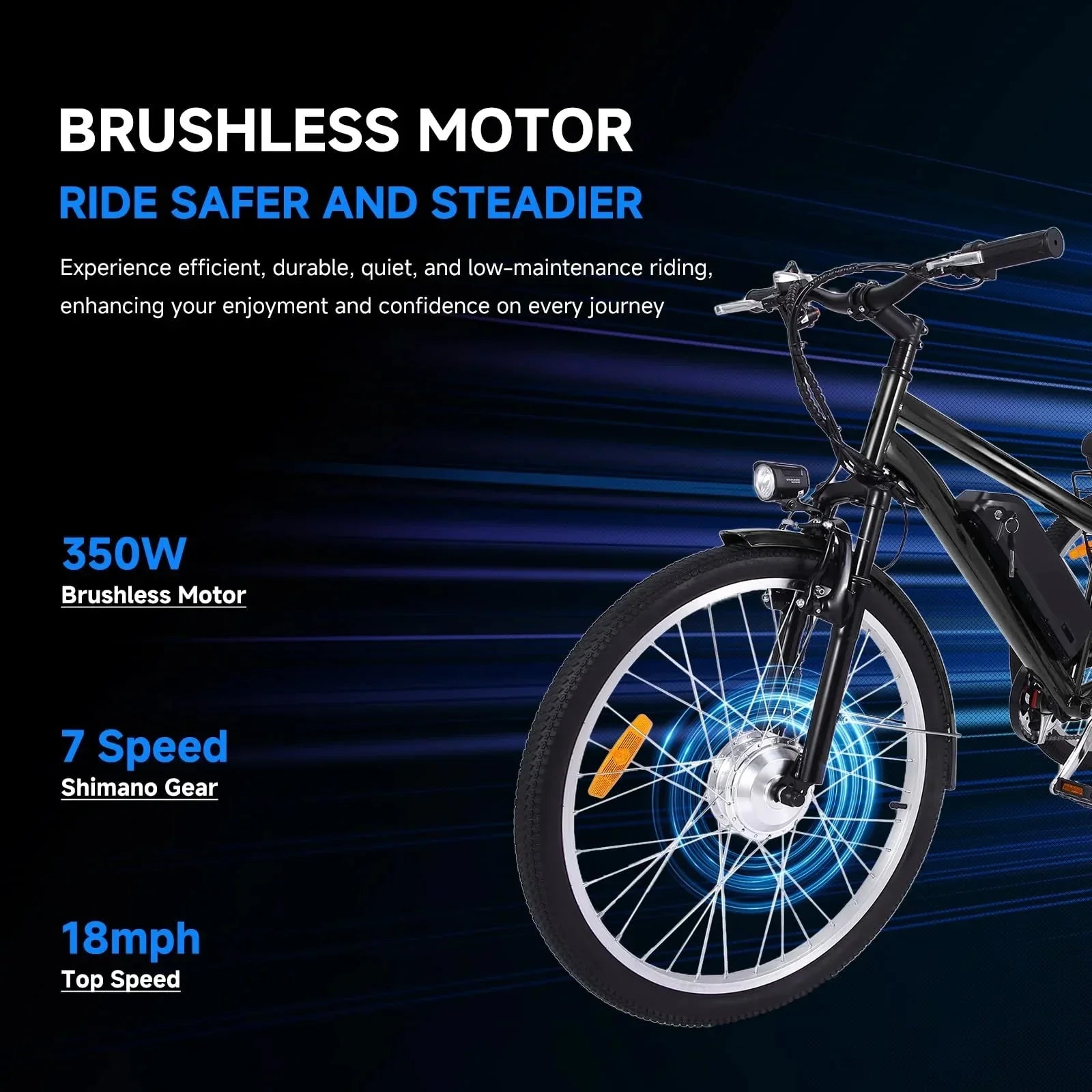 1787773988_DJ6DL1YG Tricycle - 26 Inch Adult 3 Wheel Electric, Featuring Basket - Fat Tires, 7 Speeds, 350W Powerful Motor, 36V 10Ah Removable Battery Dark Gray