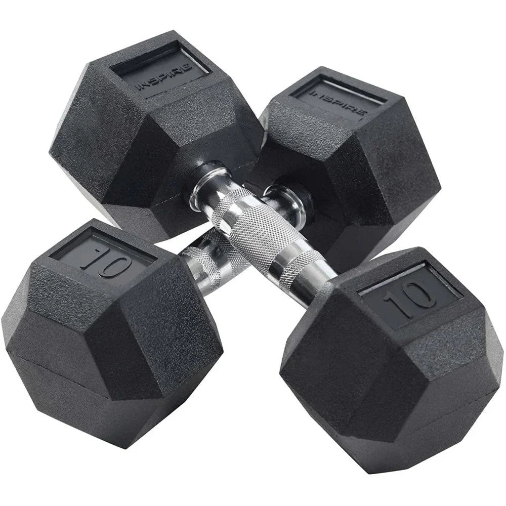 1787776299_5LidDiTp Fitness 210 lb. (5-30 lb.) guma Dumbbell zestaw z 6 para Vertical regal