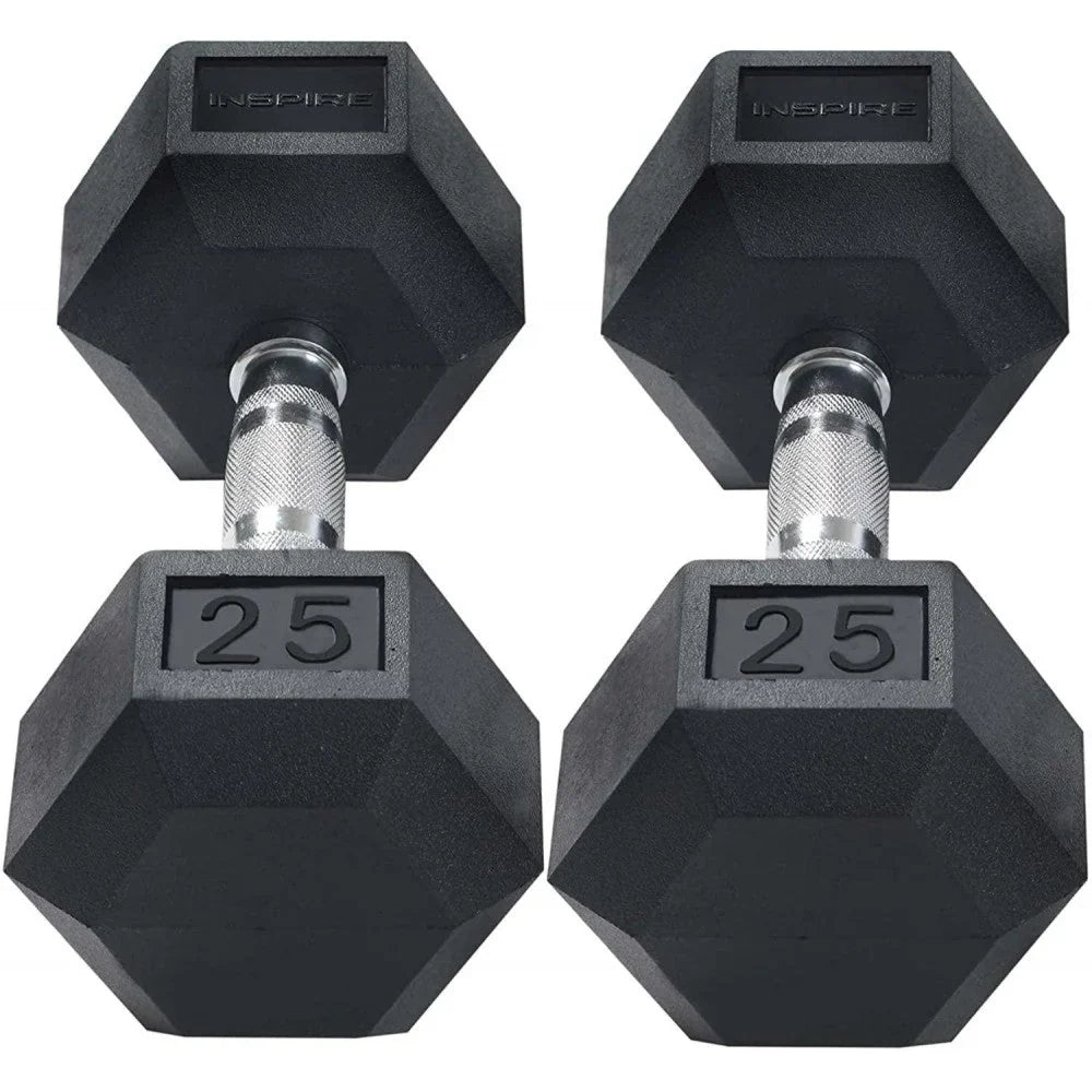 1787776303_zP7lGLFv Fitness 210 lb. (5-30 lb.) guma Dumbbell zestaw z 6 para Vertical regal