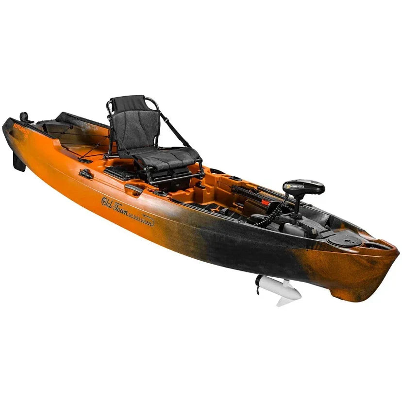 1f64187fa176382ff9ba7b3a8c37115dd9e5426c6a8a17cdf40763952ec33c3a Sportsman Autopilot 120 Motorized wedkarski kajak z Trolling silnik 12-ft