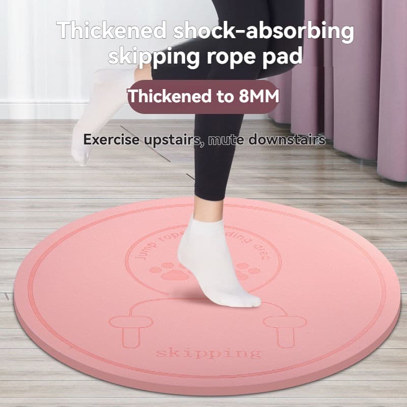 2-Silent_Thick_Jump_Rope_Floor_Mat Silent Thick trampolina Rope podłoga mata, do bezprzewodowy wewnętrzny Fitness Training
