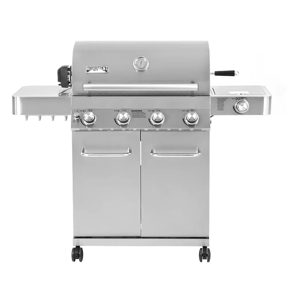 36f92bef7db7cd82f5318d85a5a8dfc4c617117e0f09de938637c3b771724094 Grills 17842 stal nierdzewna 4 palnik propanowy grill gazowy z Rotisserie