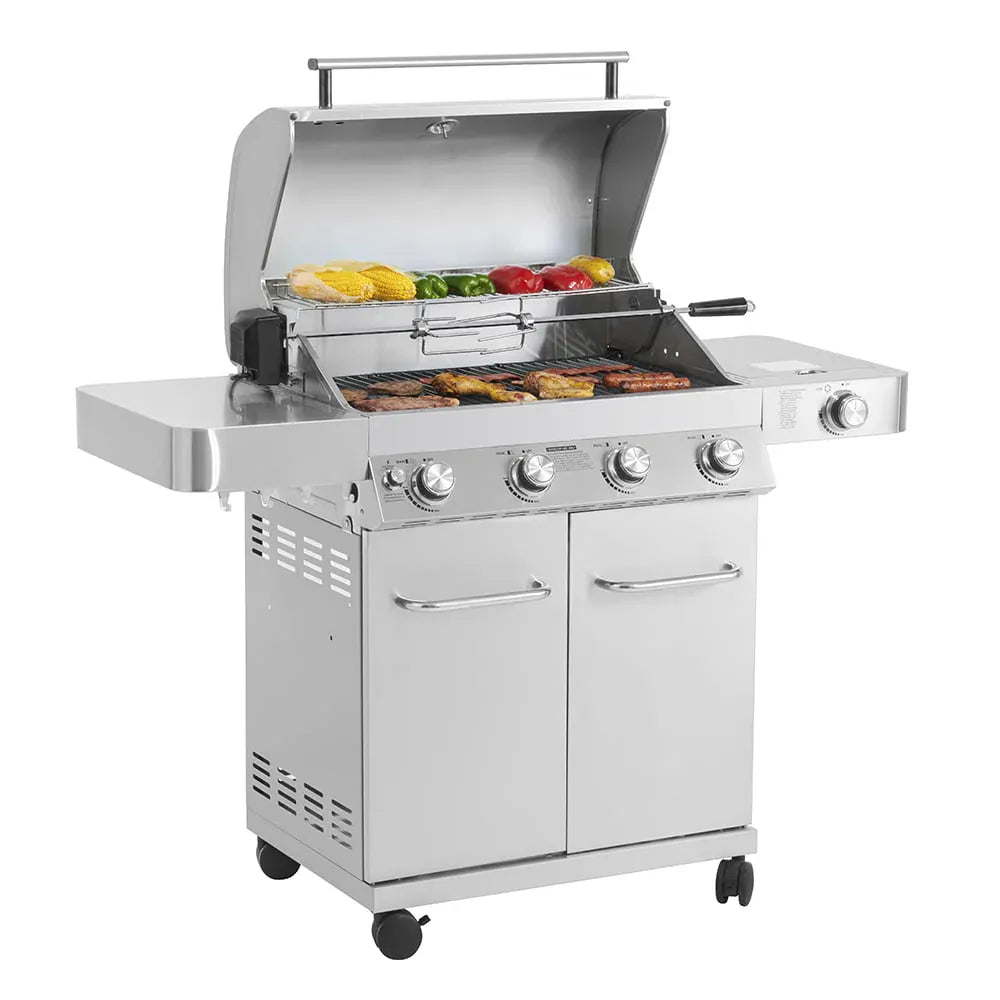 3bb86539fd2a35430e6b8cc4035f4866833602d67692c947d76830c155e942b5 Grills 17842 stal nierdzewna 4 palnik propanowy grill gazowy z Rotisserie