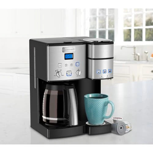 3f267d5a73f4a08f7f60e2fa80522fb7cd6f0a201b843fab1100b04245856809 Coffee Maker - Single Serve 12 Cup - Offers 3 Sizes, 6 Ounces, 8 Ounces and 10 Ounces, Stainless Steel, SS 15P1