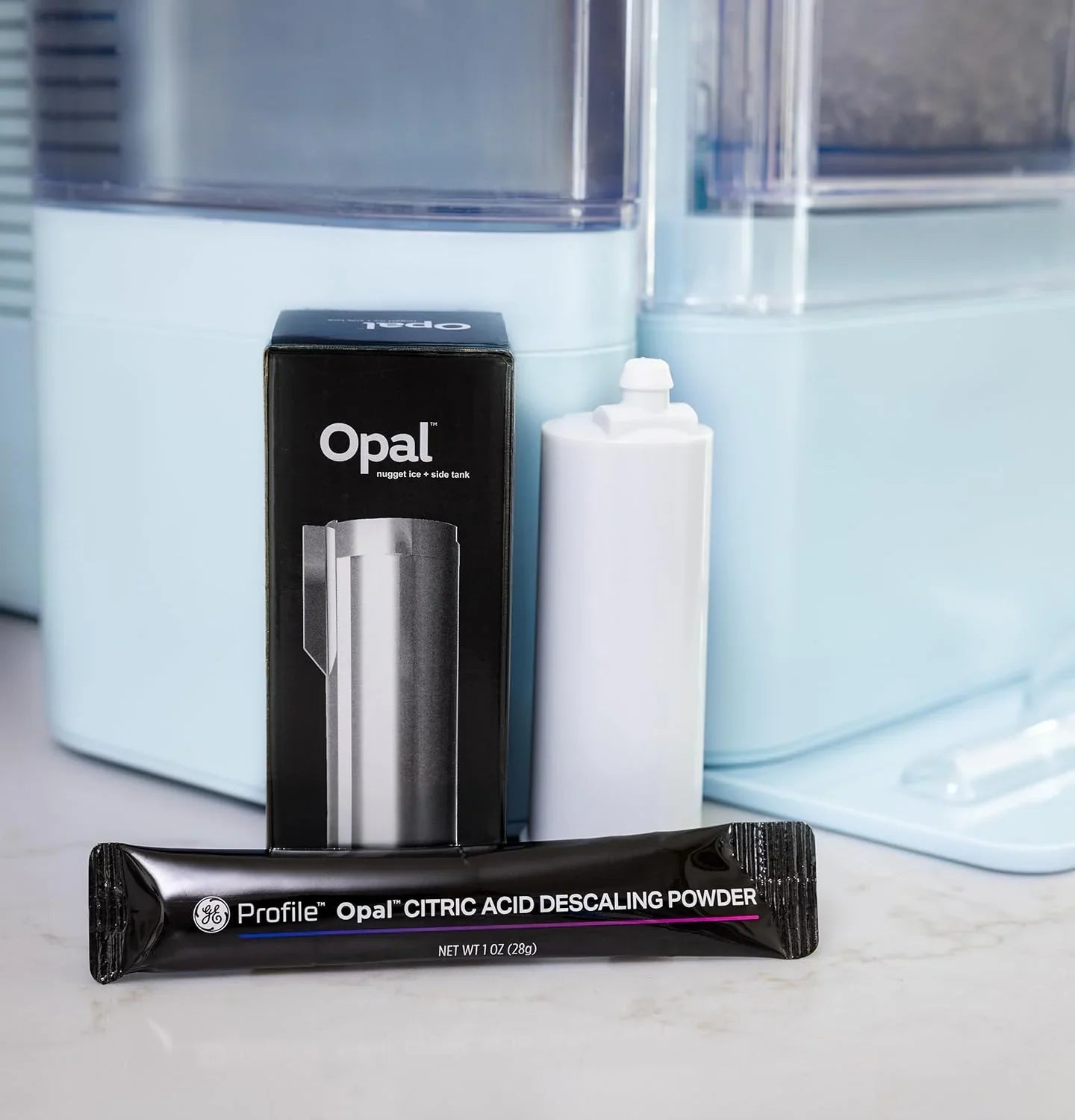 4e83a6ee4af44012ab7f85039faeb78d555c598a1c01155ff103e93838e4a47c Tank - Opal 2.0 XL with 1 Gallon - Chewable Crunchable Countertop Nugget Ice Maker, Scoop Included, 38 Lbs in 24 Hours, Pellet Ice Machine