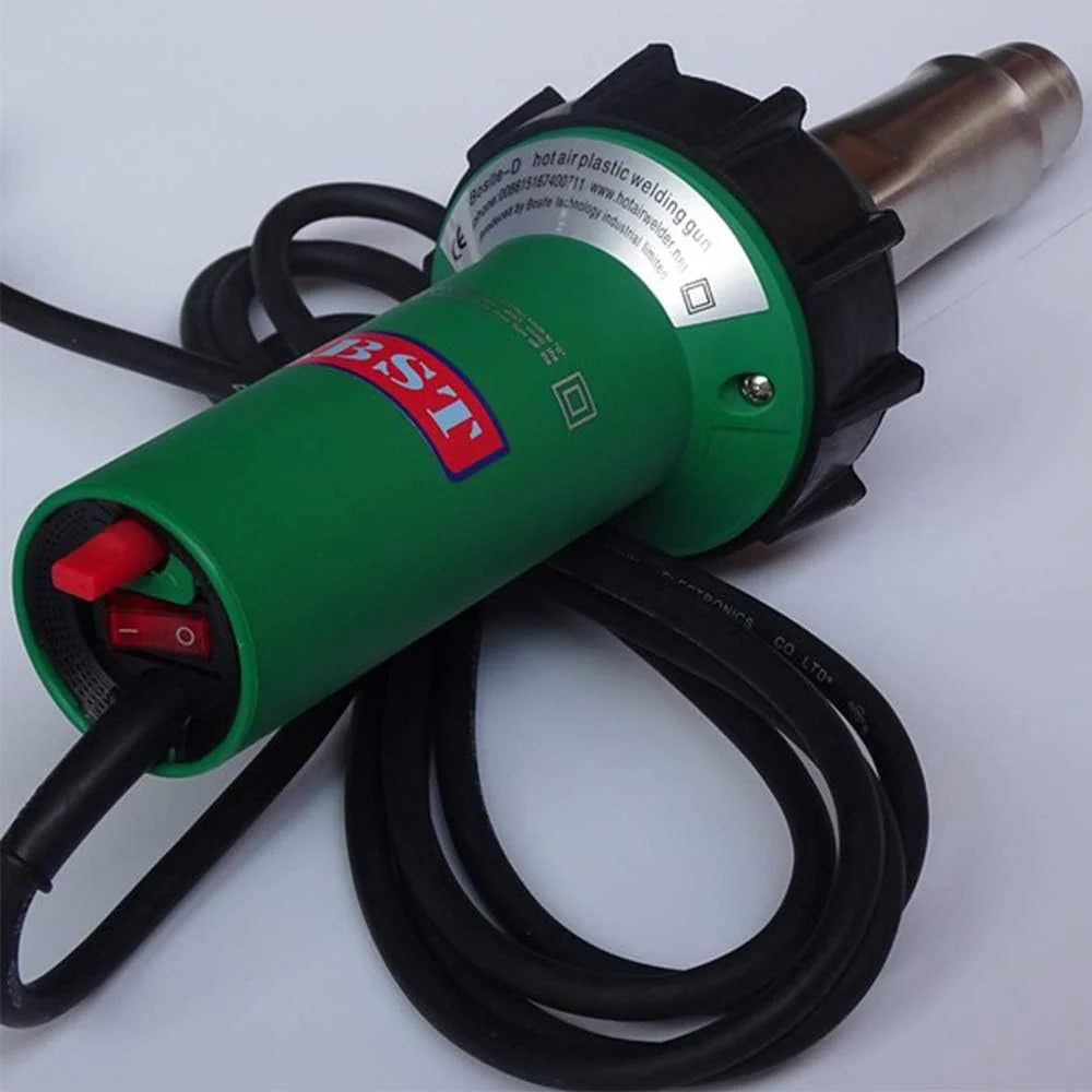 4ef0cee9991e37db7b417551117a44ce3625992e751379021e7f28a7ac799c87-1 Hot Air Plastic Welder 110V 1600W Heat Gun Professional Welding Torch Gun for PVC, Featuring TPO, Vinyl Roof, Plastic Welding Kit with Welding Nozzles, Seam
