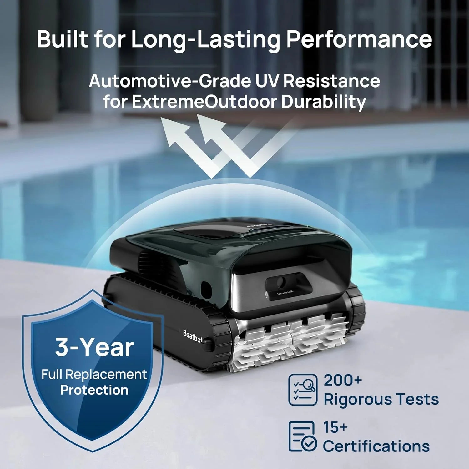 59ee0ab1c51c3080f74e6ffc091e30dddd989bf0e64a4e02d2d457c74a783b2e Vacuum - AquaSense 2 Pro Cordless Pool, Robot - Unmatched 5-in-1 Cleaning, Surface Parking, Skims Water Surface with APP Control, Water