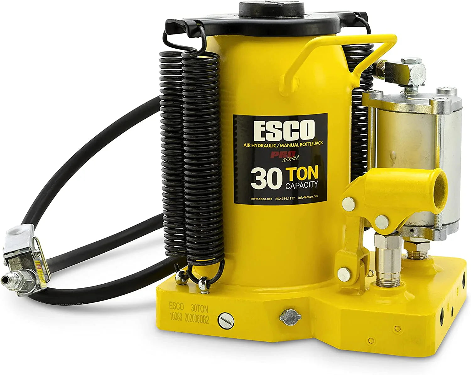 6071a0bfadcec47d34fb576bf083deff3a9171400ac537fbc3a7567679811ddc Bottle Jack - 30 Ton Pro Series Air Hydraulic, Heavy Duty Lifting - Designed for Automotive and Industrial Use