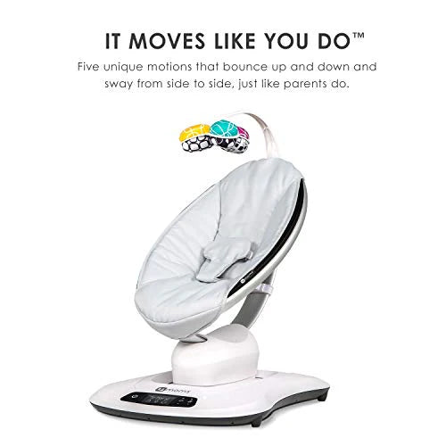 642a237a0027bbedbb76f545bd2e6e644643f94779e206013bd2ae7237850b4b Mamaroo 4 Multi-motion dziecięcy huśtawka z Bluetooth dziecięcy Rocker z 5 Unique Motions