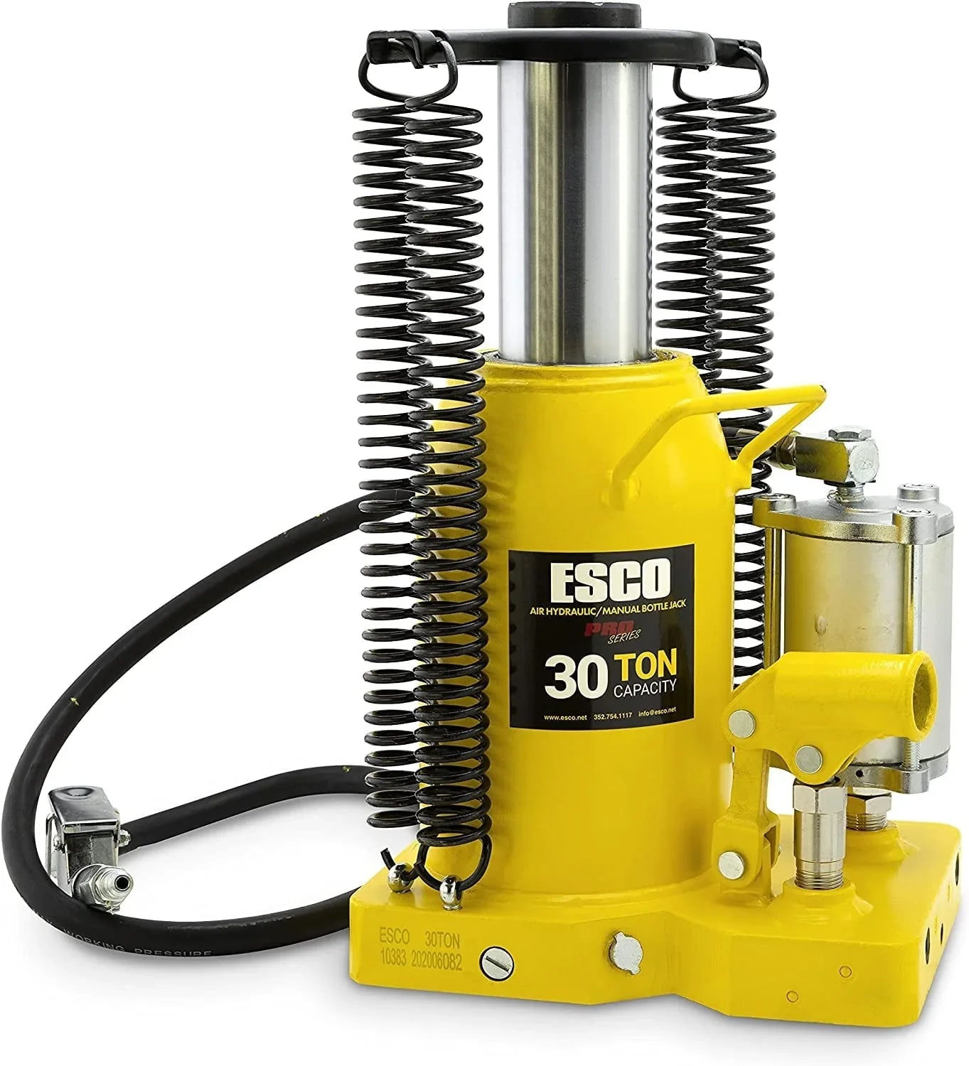 6f5573e3563cc442c4ebac4aaa16c7f05b2502a8dc9250e0285a0bc9d3659e2b Bottle Jack - 30 Ton Pro Series Air Hydraulic, Heavy Duty Lifting - Designed for Automotive and Industrial Use