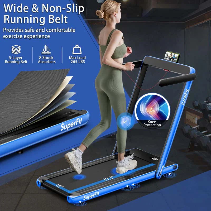 7040c3c2f93c6b3a62c9a5764ce207e5f340241338adc0eec8b72cf25636f67b Treadmill - 2.5HP 2-in-1 Folding Under Desk, Featuring Speaker APP Remote Control - Portable Walking Jogging Machine for Home Gym Office