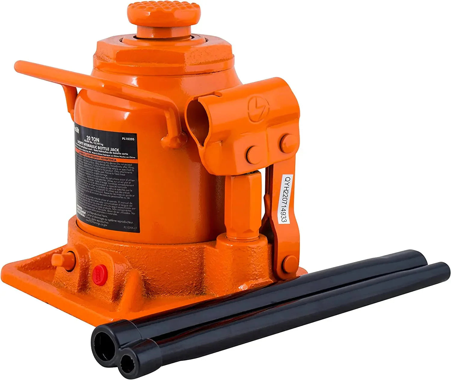 7ec60b52ebb633281a71b4bb18cfddf927e93675153633be8ef840c50a050632 Bottle Jack - 20 Ton Shorty Hydraulic - Portable Car Jack 40000 Lbs Capacity with Pump Handle for Car Sedans SUV
